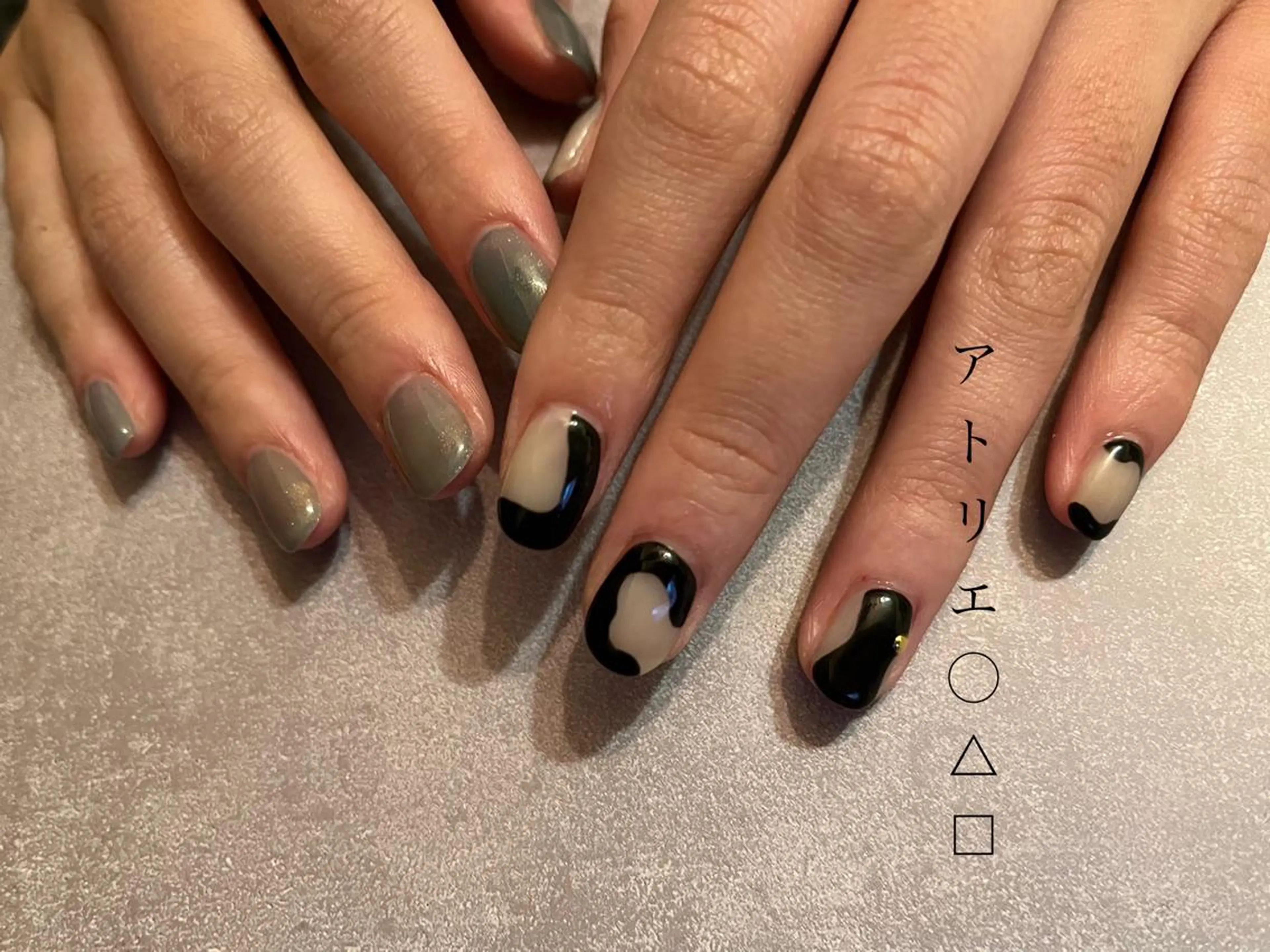 ネイル ハンドネイル アトリエ ○△□のネイルデザイン