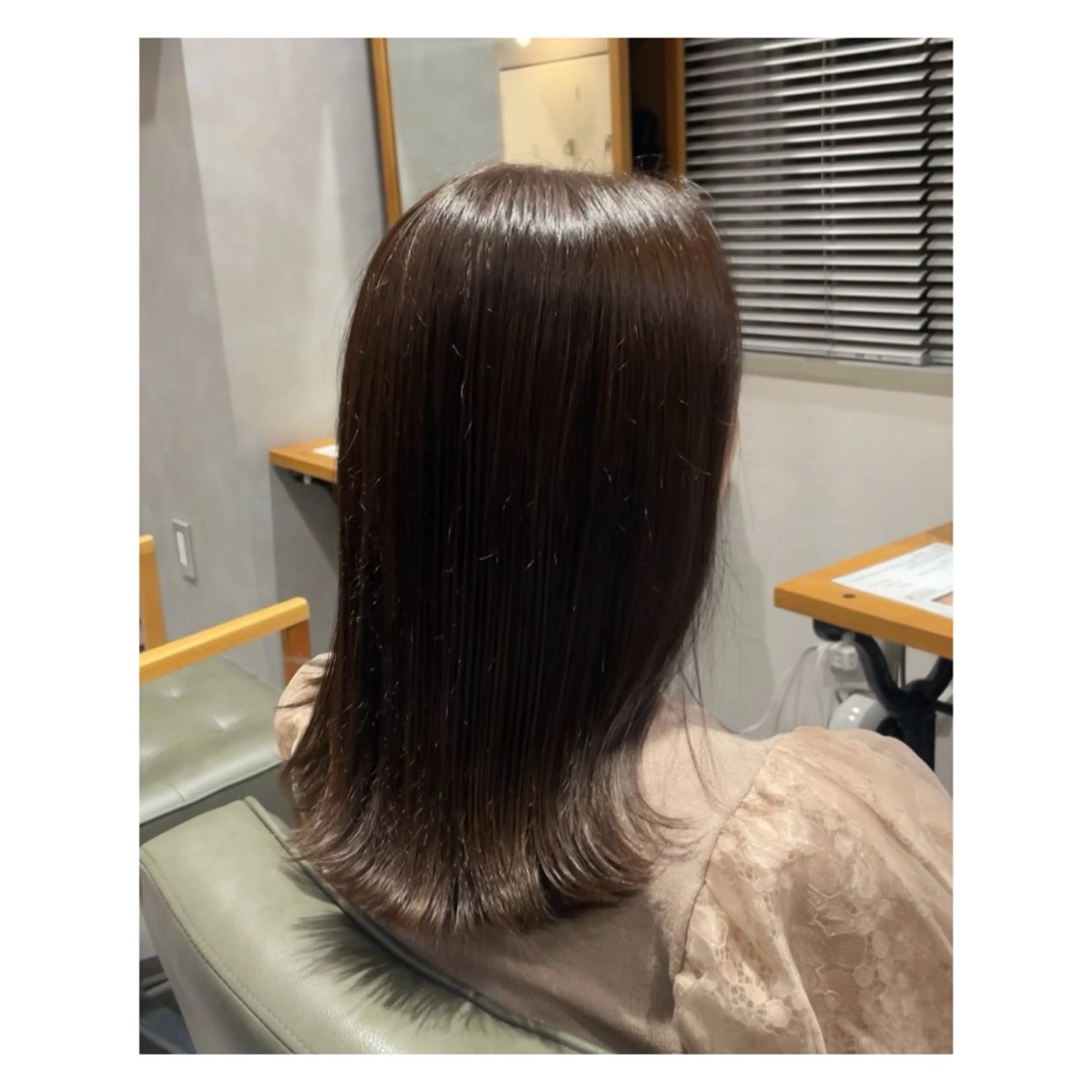 ミディアム カラー ブラウンカラー 透明感カラー トリートメント Vis fleur 日暮里/日暮里店【ビス フルール】所属・石橋 咲のヘアスタイル