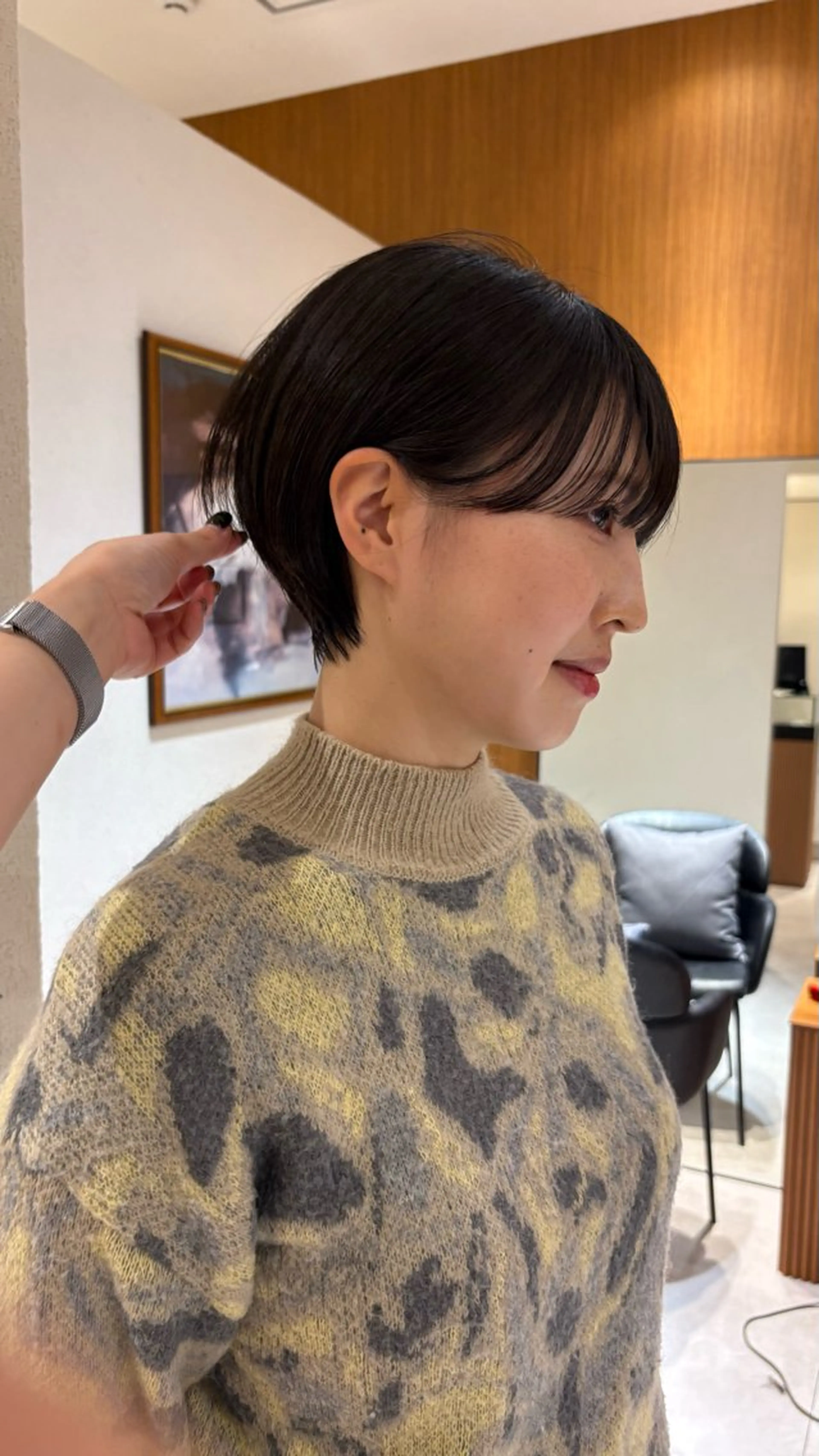 ショート 《無料カットモデル / perm》ナミのヘアスタイル