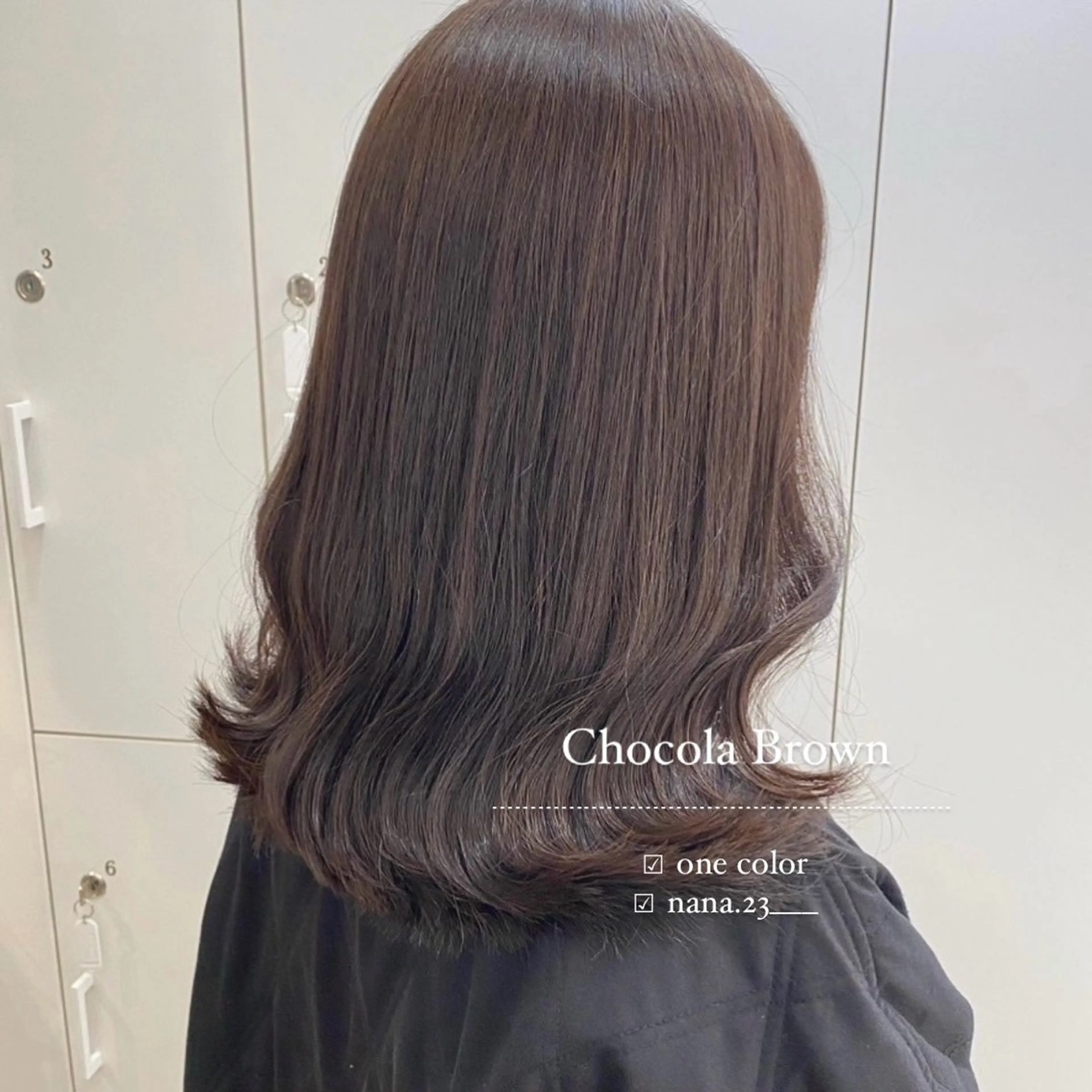 カラー ブラウンカラー ショコラブラウン ParveMix￤ 出石 菜々🥂のヘアスタイル