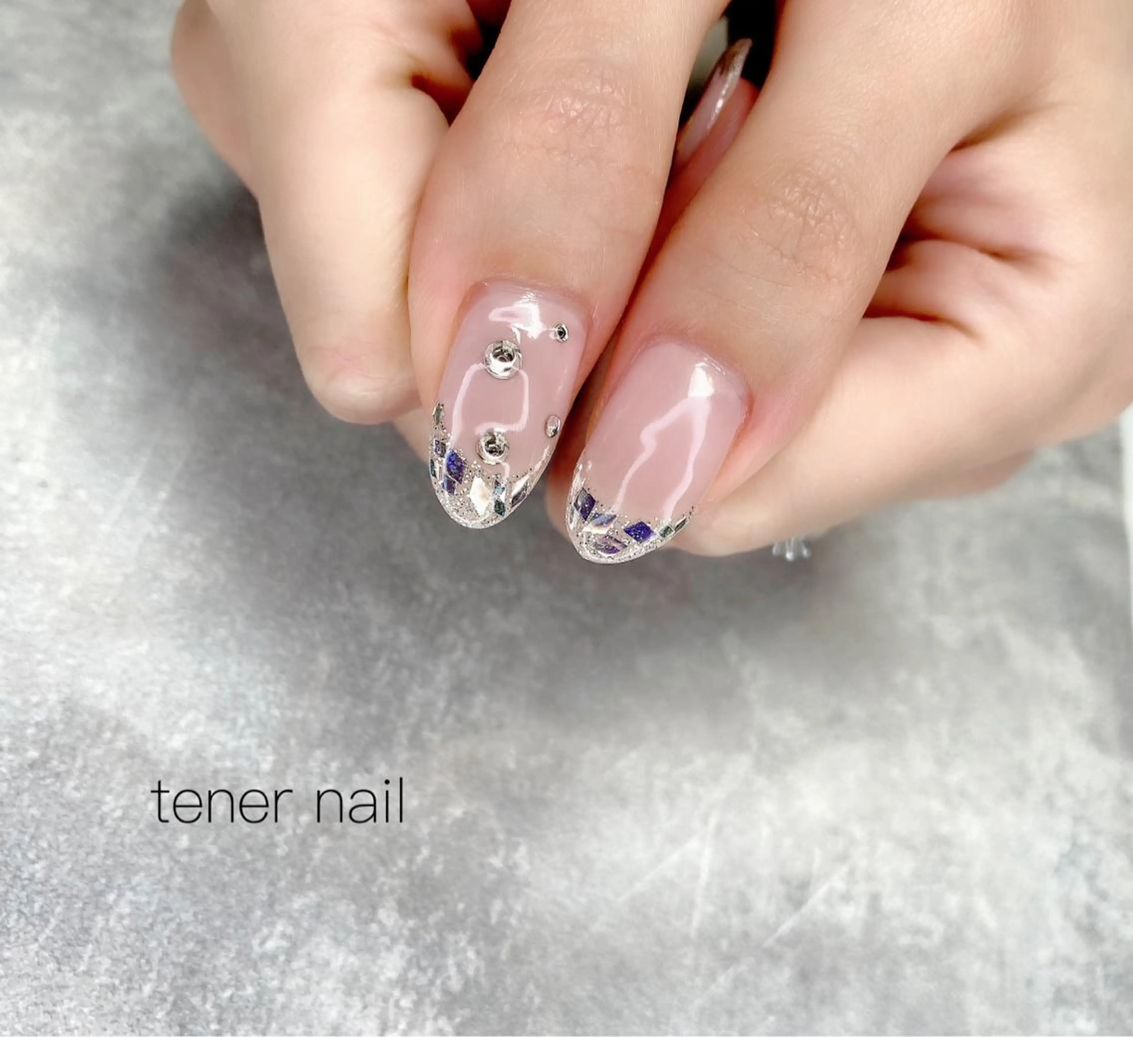 ネイル ストーンネイル tener  nail  テネルネイル所属・テネルネイル tener nailのネイルデザイン