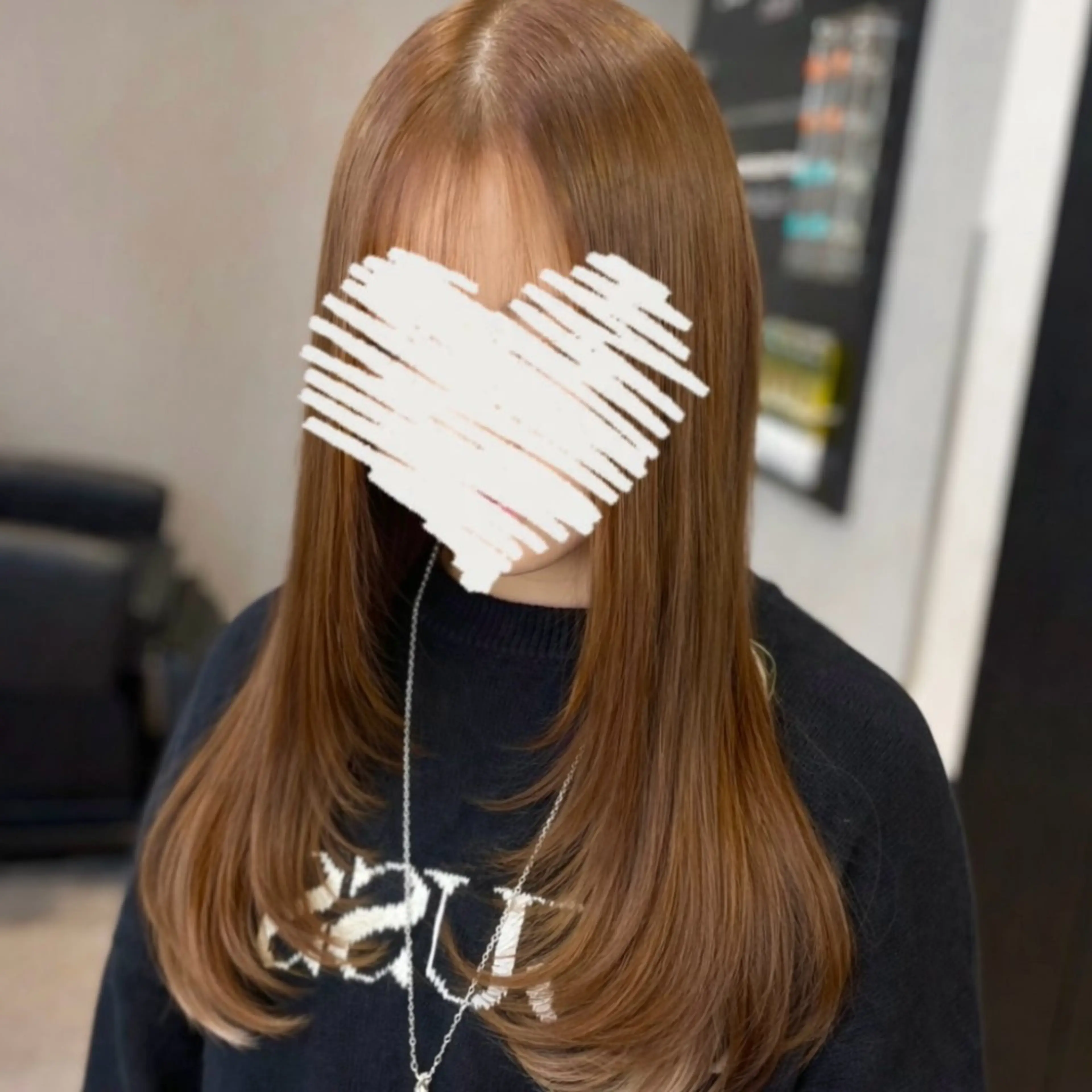 カラー ブラウンカラー エクステ MOMOKA /　Lapis今泉店のヘアスタイル