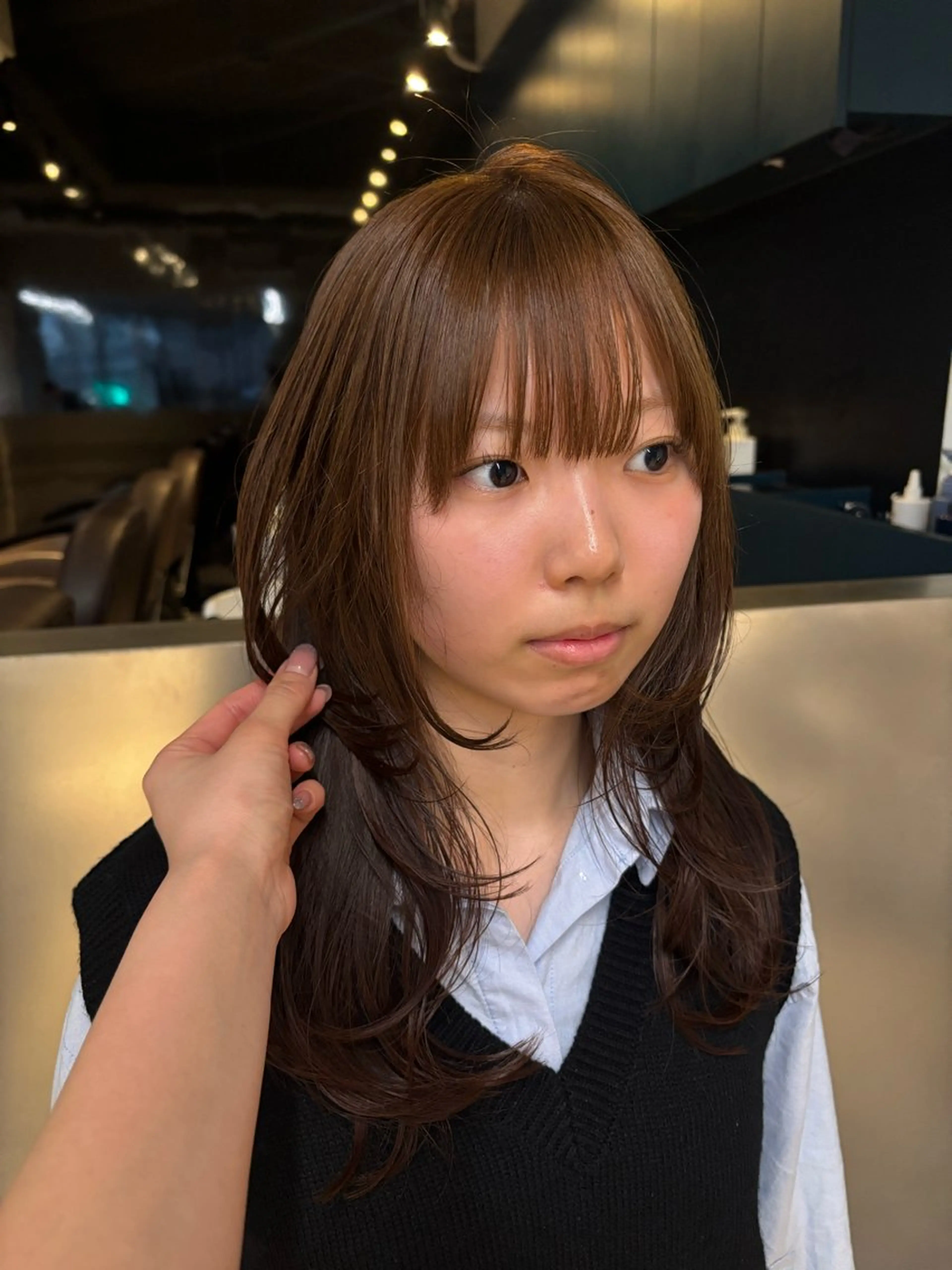 ロング レイヤーカット mino🌼🌈 ボブ/透明感カラーのヘアスタイル