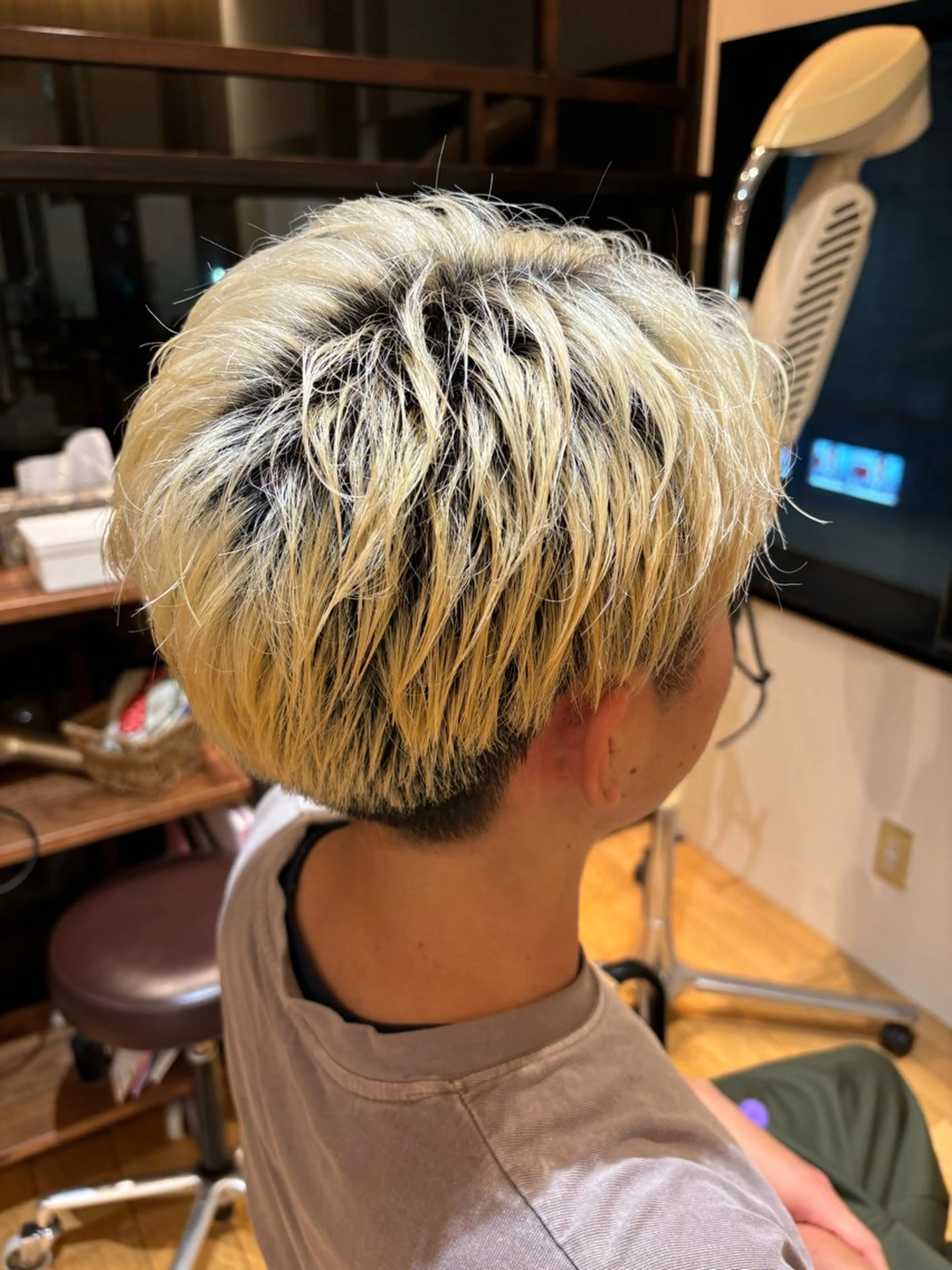 メンズ カット おもだか　がく /レディースカットのヘアスタイル