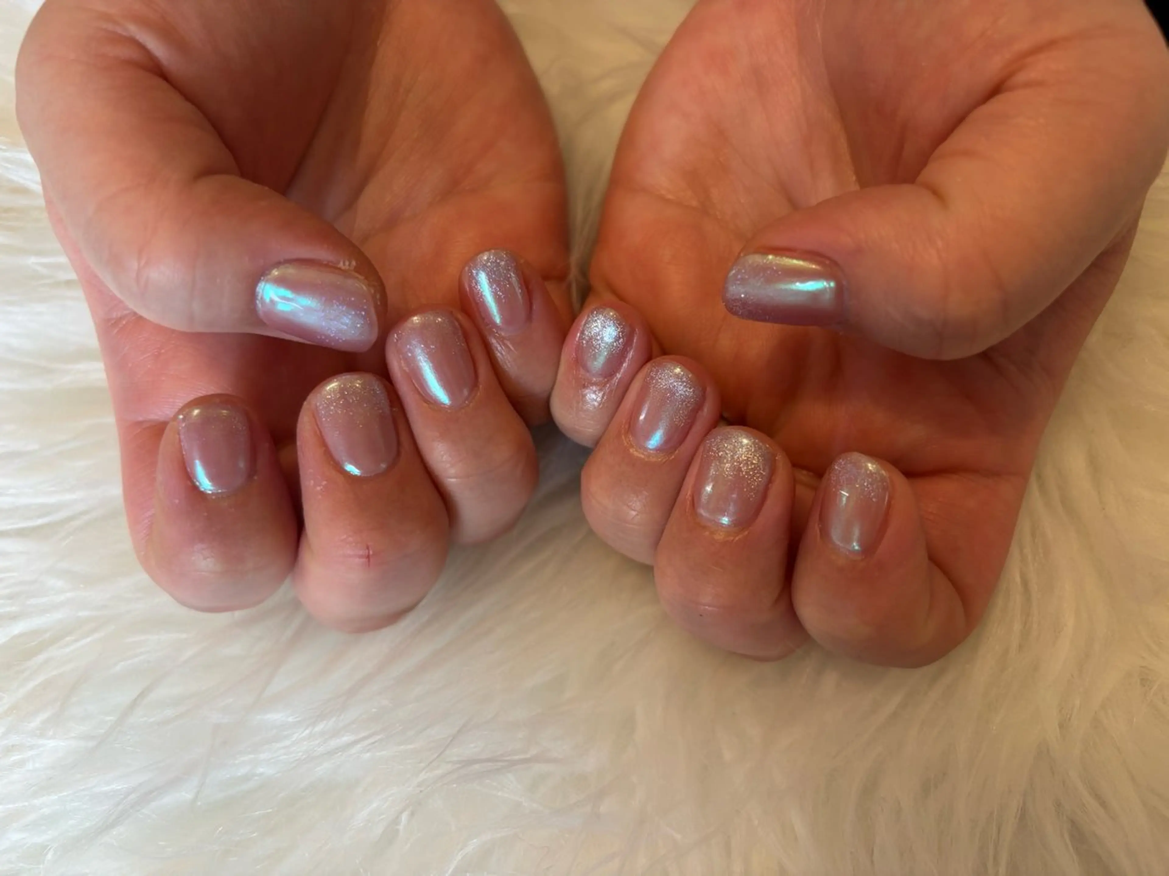 ネイル グラデーション マグネットネイル ミラーネイル komohana salon🌺のネイルデザイン