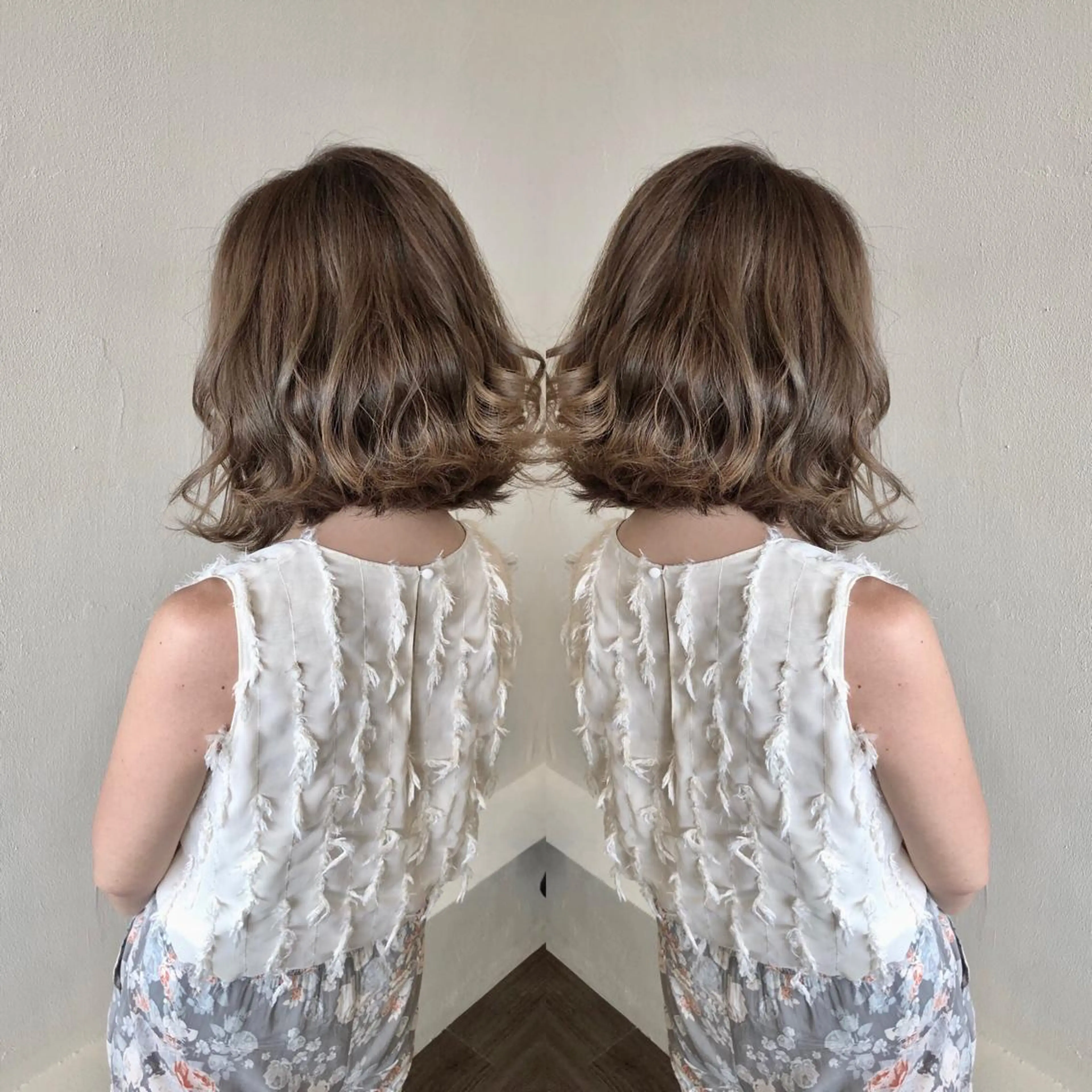 ミディアム カラー ヘアカラー Hair make VERDA所属・宮下 耕平のヘアスタイル