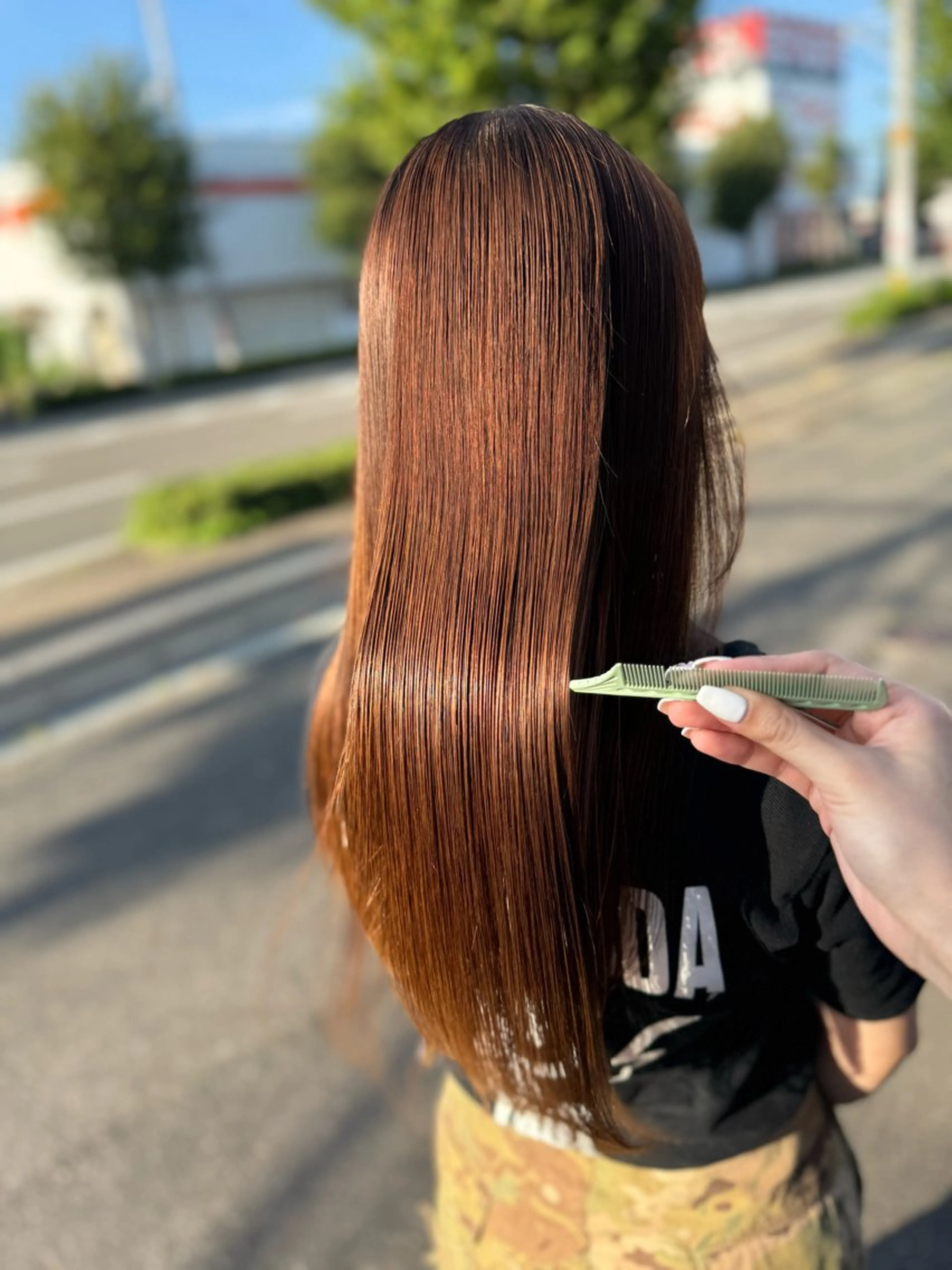 ロング 髪質改善 トリートメント トリートメント 🇰🇷韓国風顔周り NANAMI🇰🇷のヘアスタイル