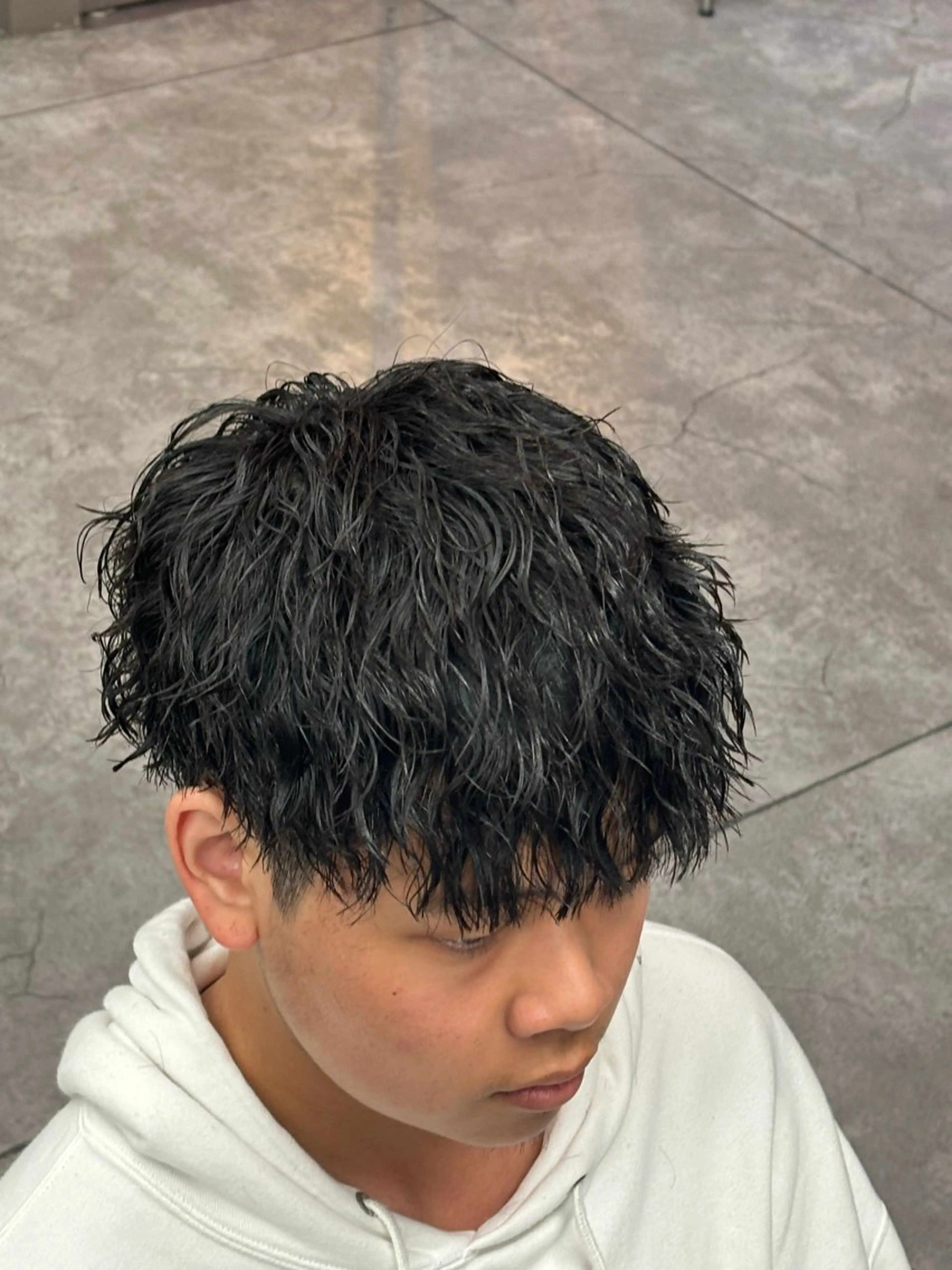 ショート パーマ メンズ カット パーマ ヘアセット お悩み解消✨/ メンズパーマ✨/直樹のヘアスタイル