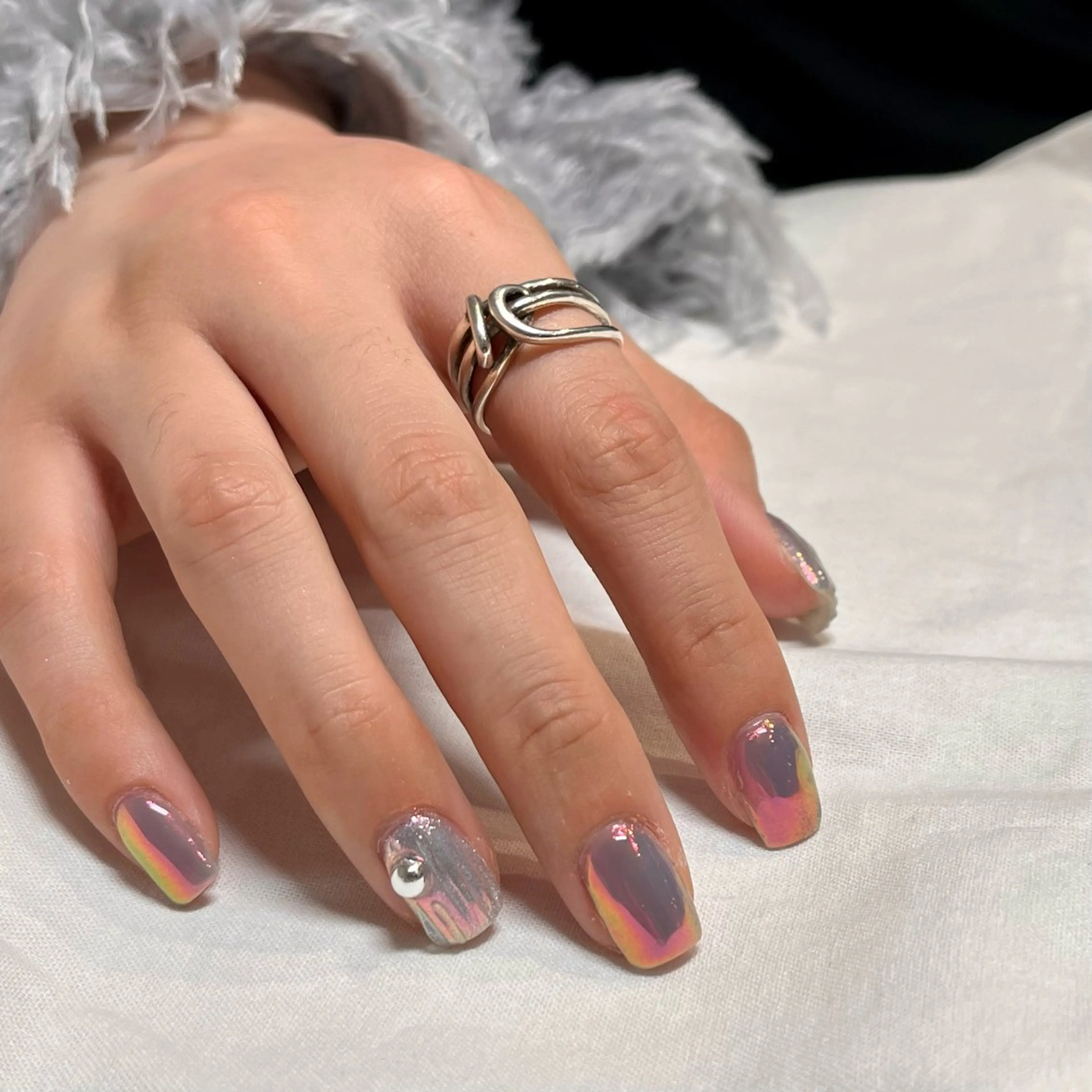 ネイル オーロラネイル nail room Hotori.のネイルデザイン