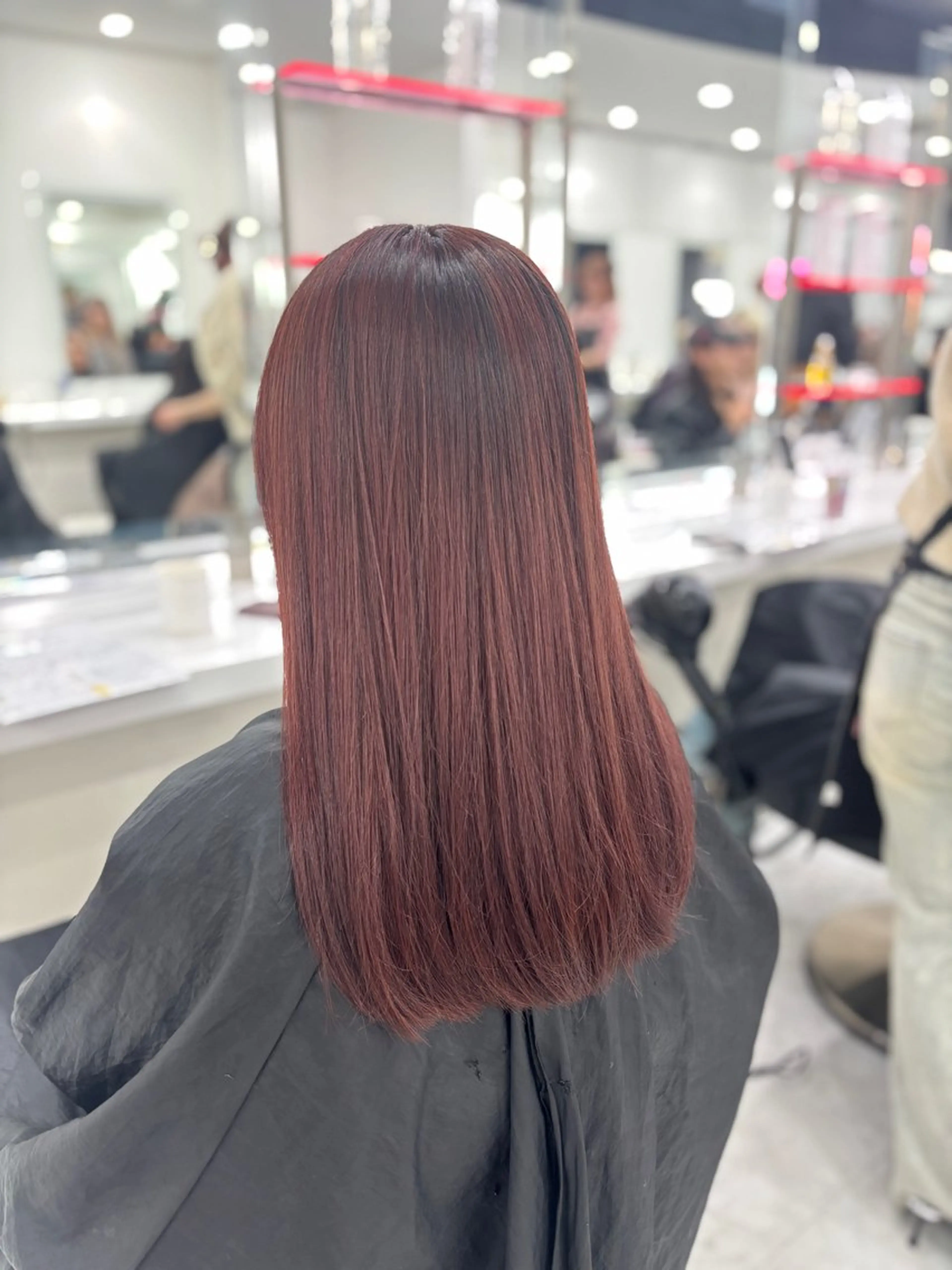 カラー ヘアカラー トリートメント ヘッドスパ ヘアセット 🎀ツヤ髪✖︎ 暖色🎀RYUKAのヘアスタイル