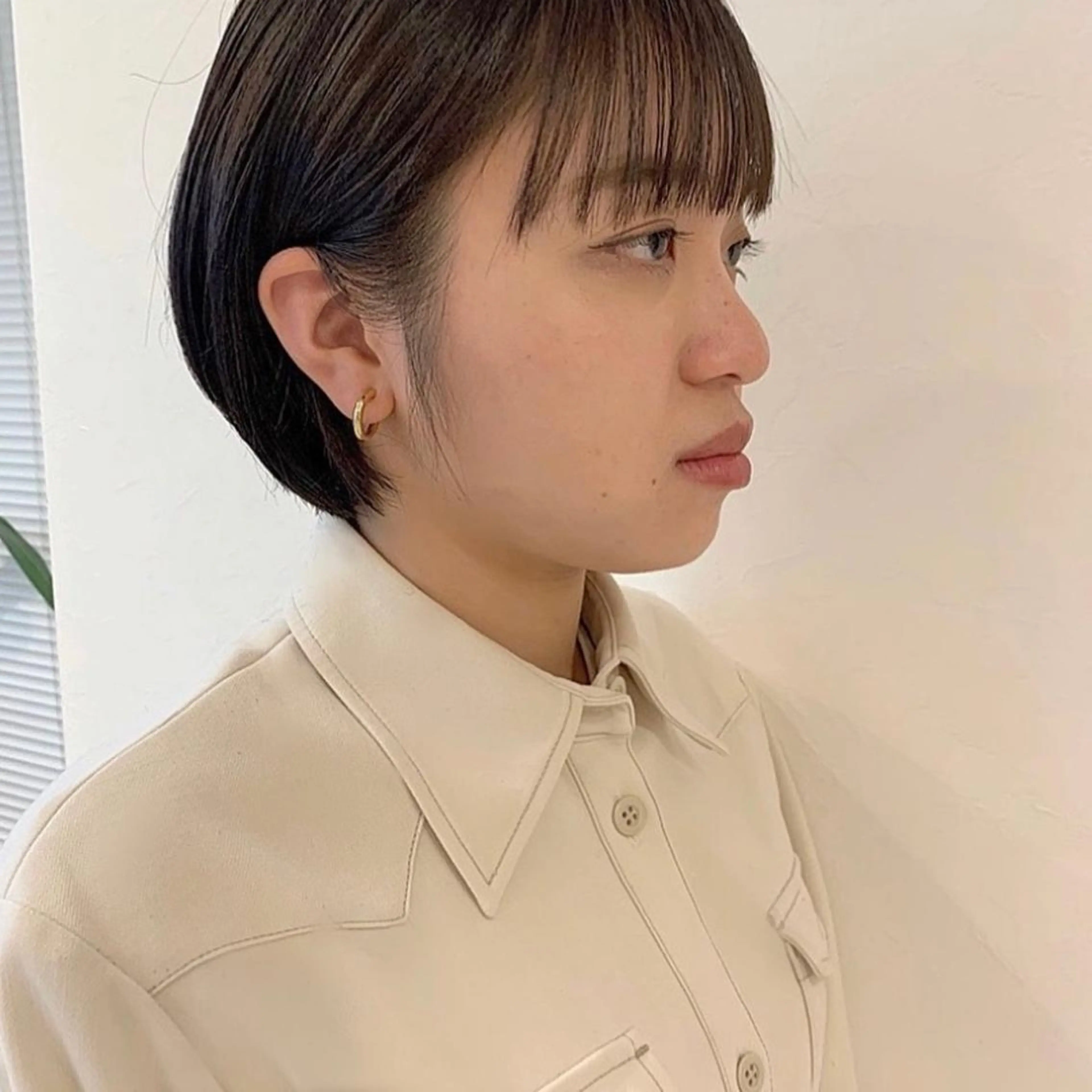 ショート go today share salon表参道Polaris所属・オリーブベージュ きょうかのヘアスタイル