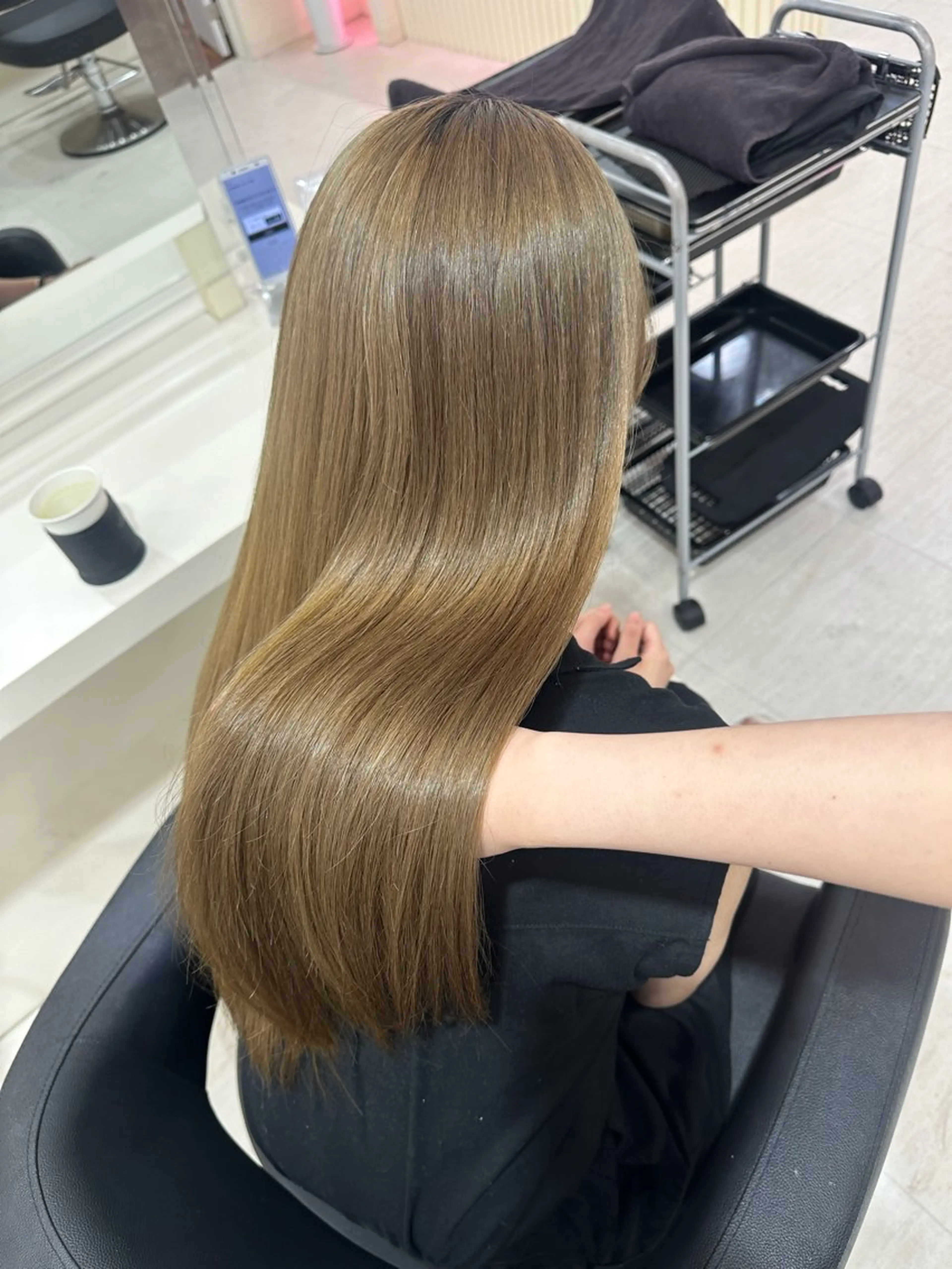 ロング カラー ヘアアレンジ ヘアカラー 🎀 yuuka🎀のヘアスタイル