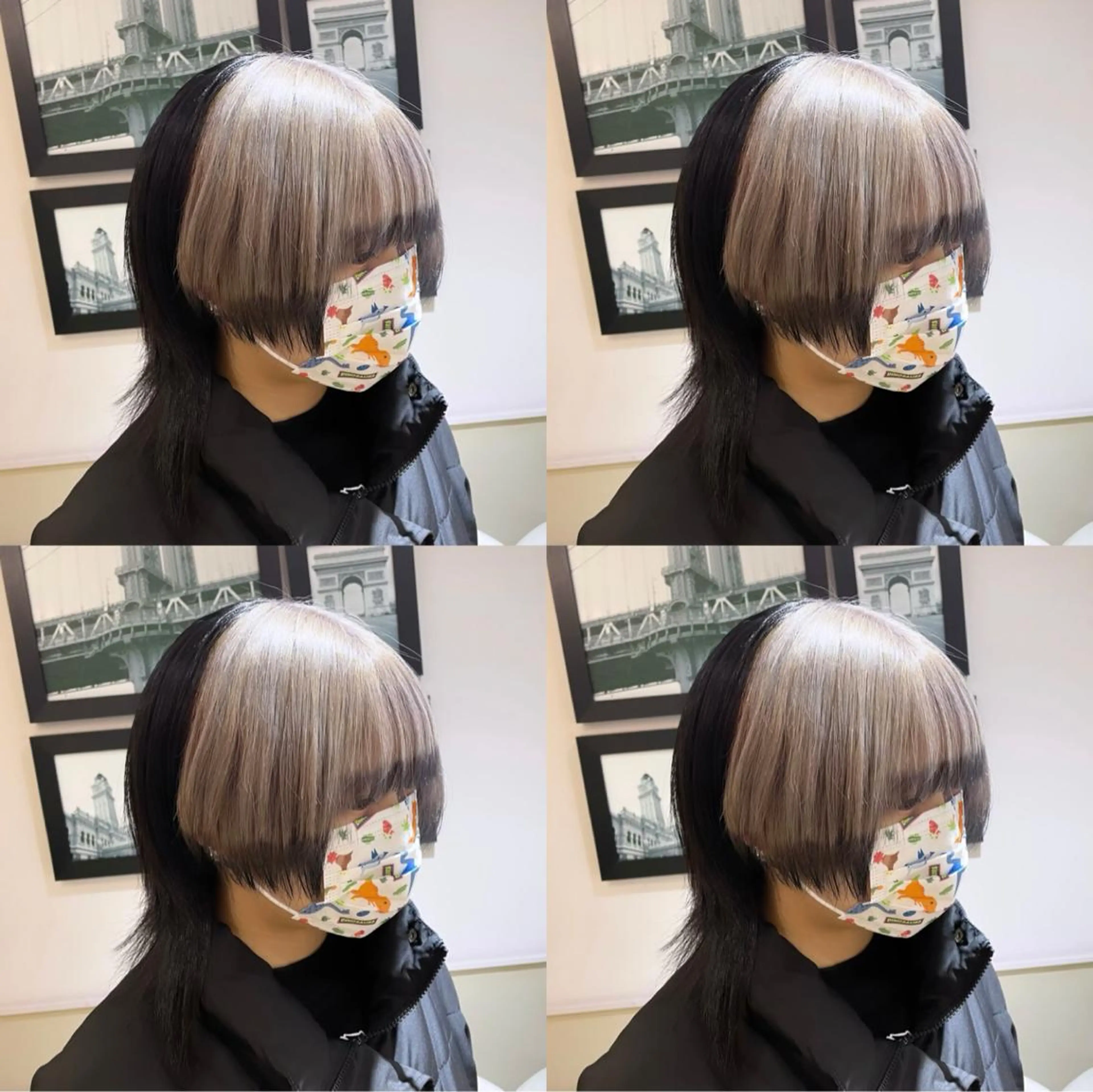 ミディアム カラー ベージュカラー 黒髪 ホワイトベージュ 🌟トップデザイナー 高橋🌟のヘアスタイル