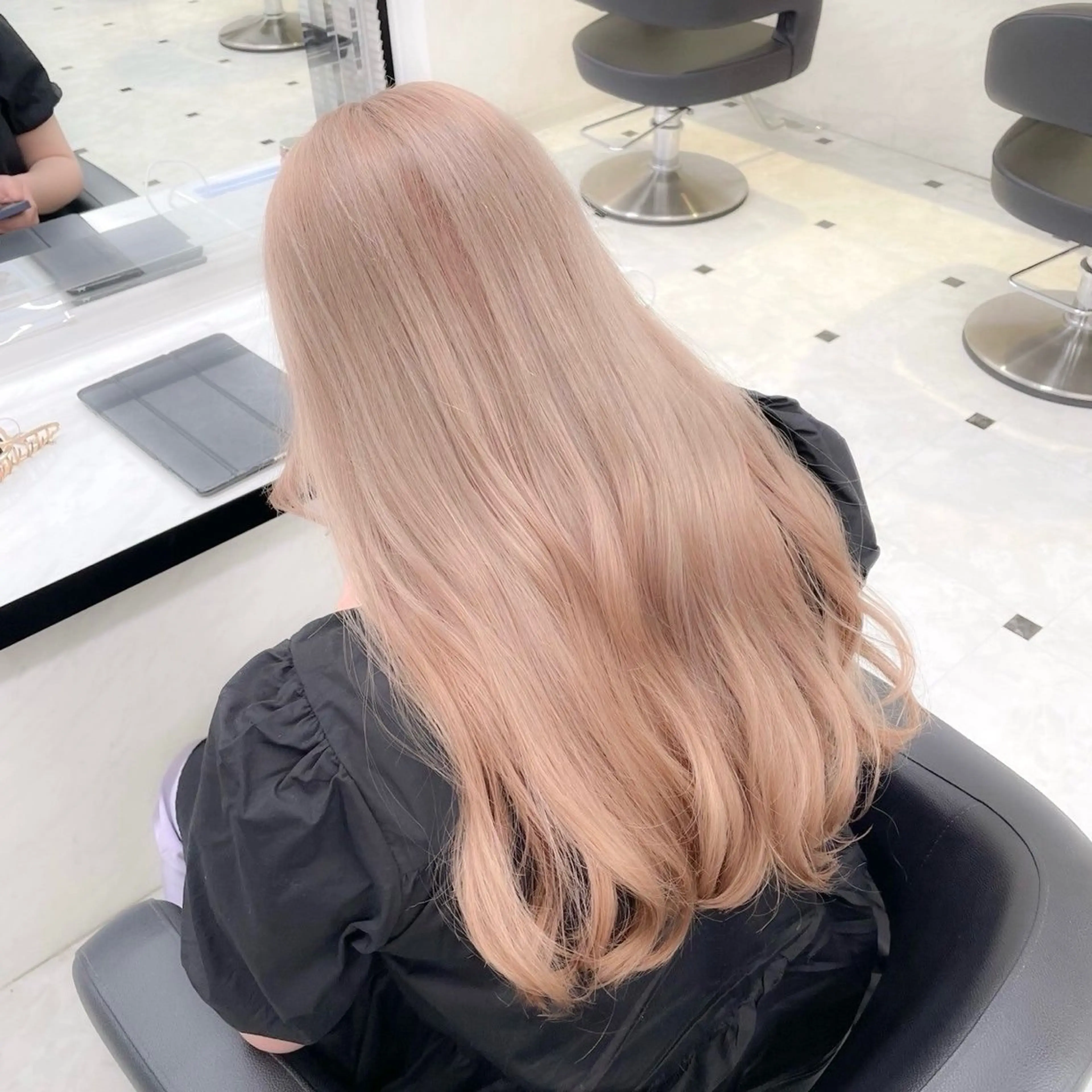 カラー ベージュ・ラベンダー カラー🎀りりのヘアスタイル