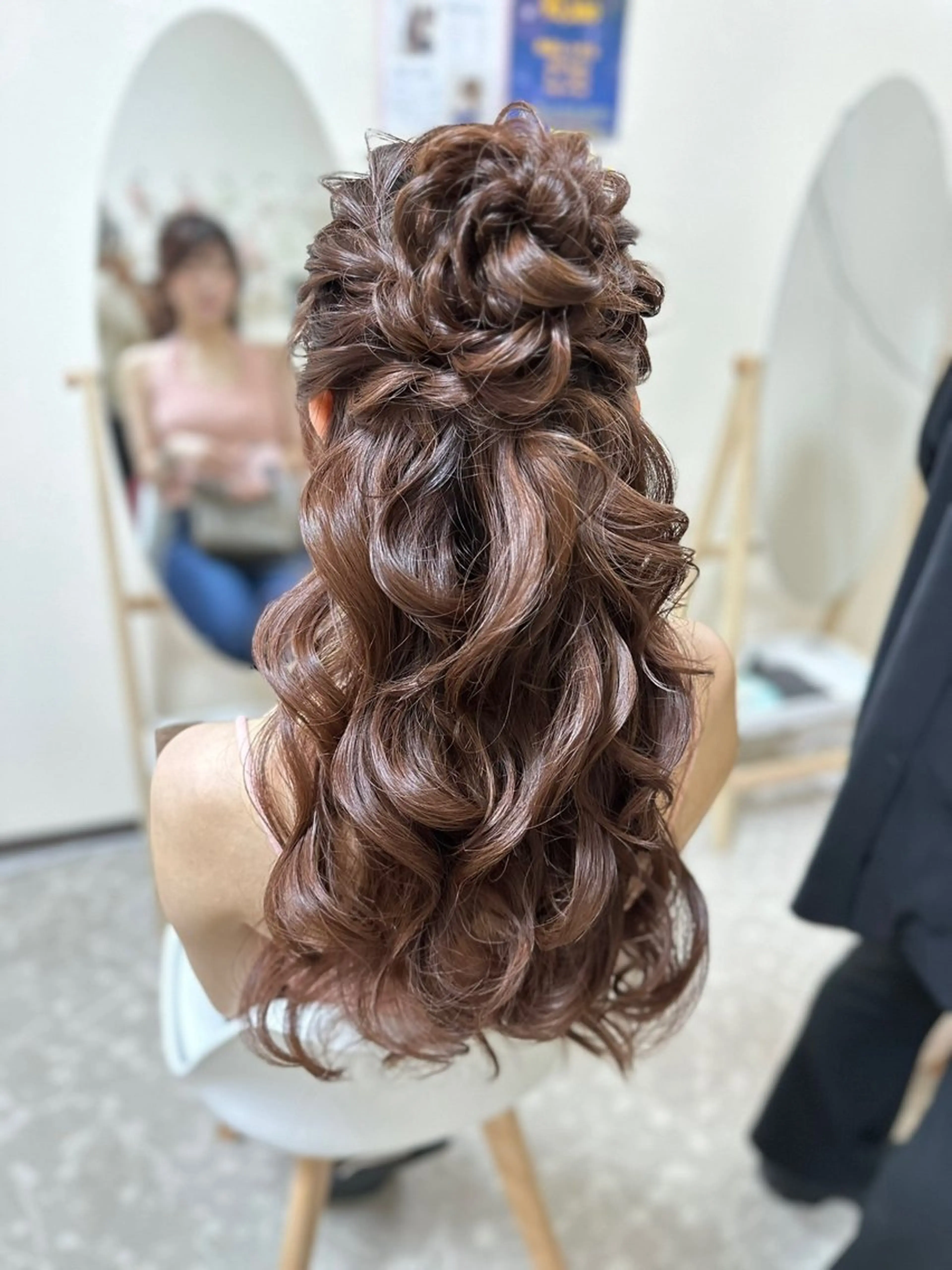 ヘアアレンジ ハーフアップ toshioka mihoのヘアスタイル