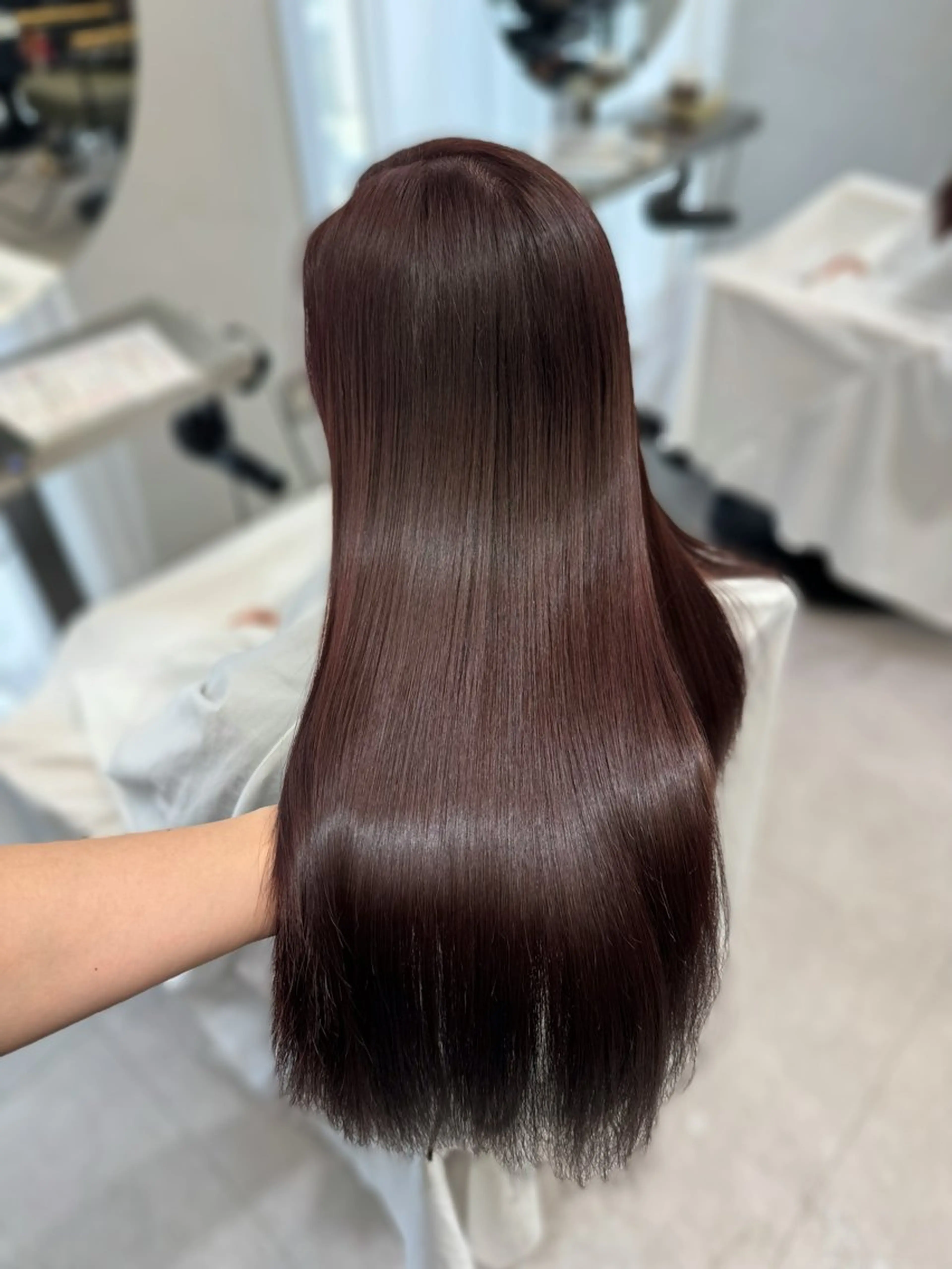 ロング カラー ヘアアレンジ ブリーチ 暖色系/透明感 治野心のヘアスタイル