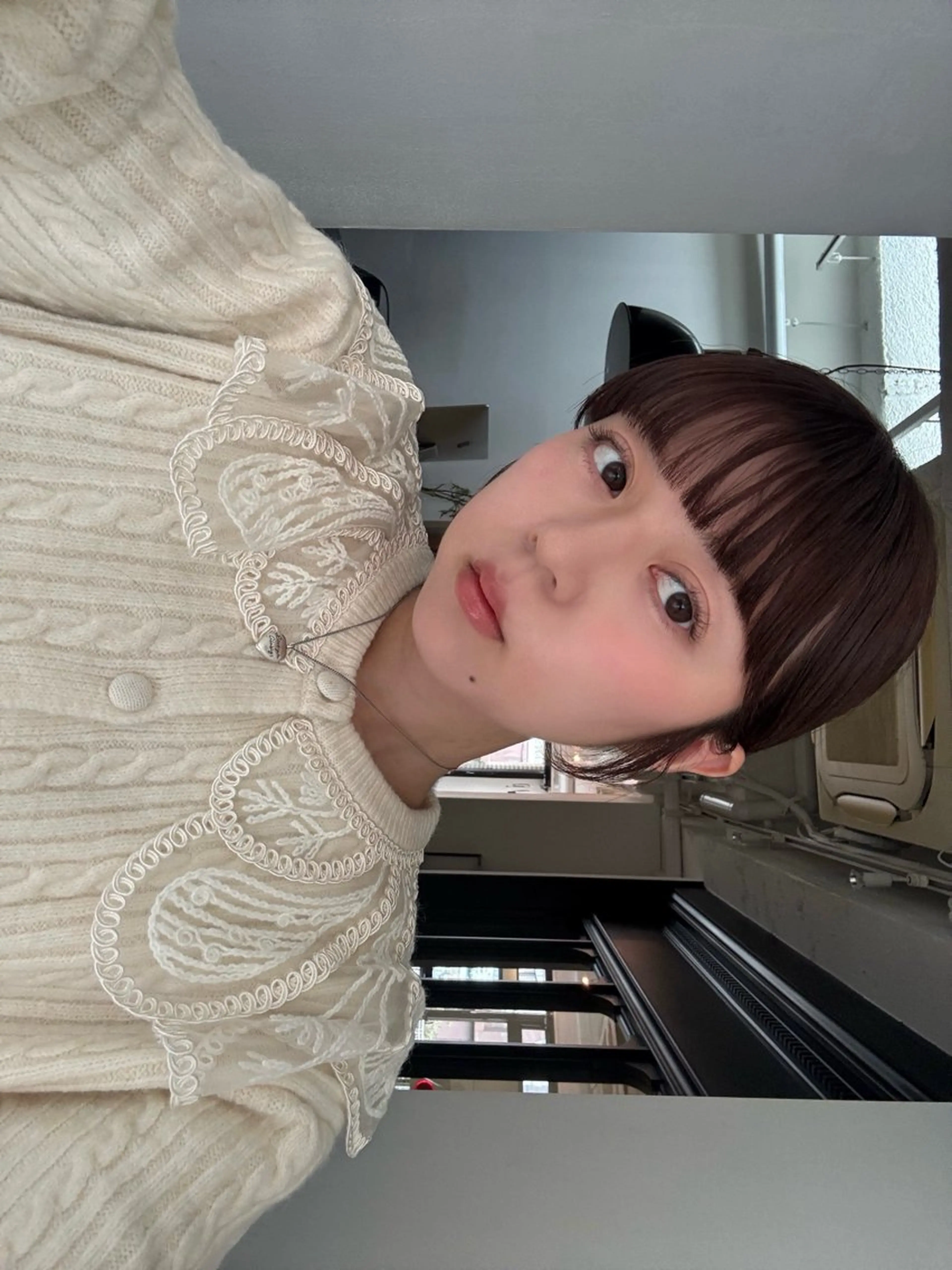 ミディアム カラー カット ヘアカラー riria/ボブ /ブラウンカラー🎀のヘアスタイル