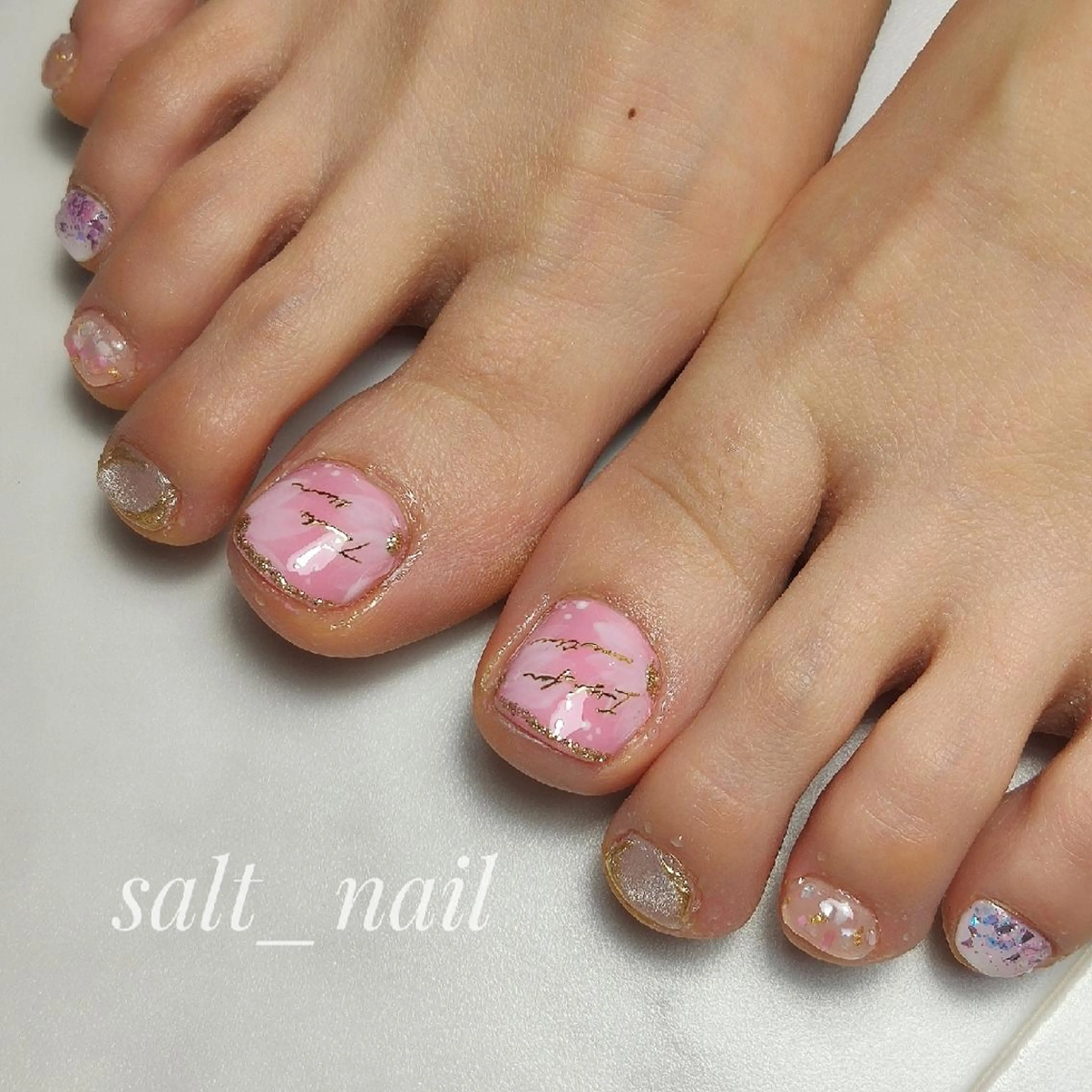 ネイル フラワーネイル 個人サロン saltnailのネイルデザイン