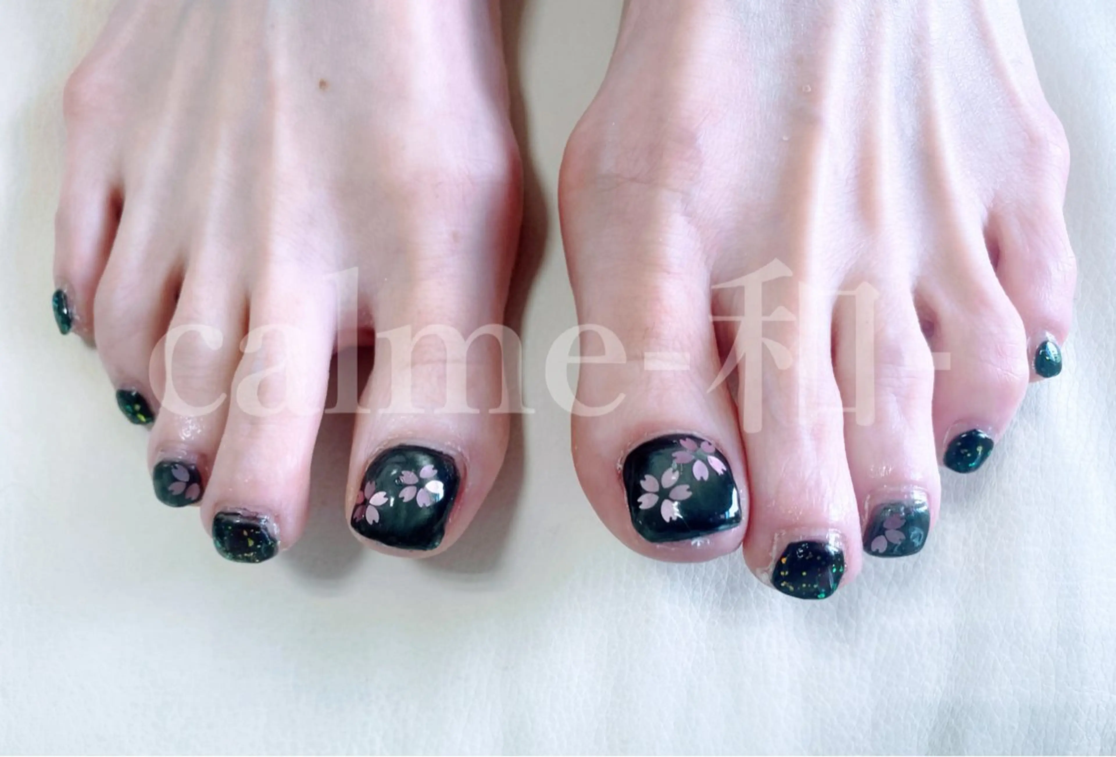 ネイル フットネイル calme -和-のネイルデザイン