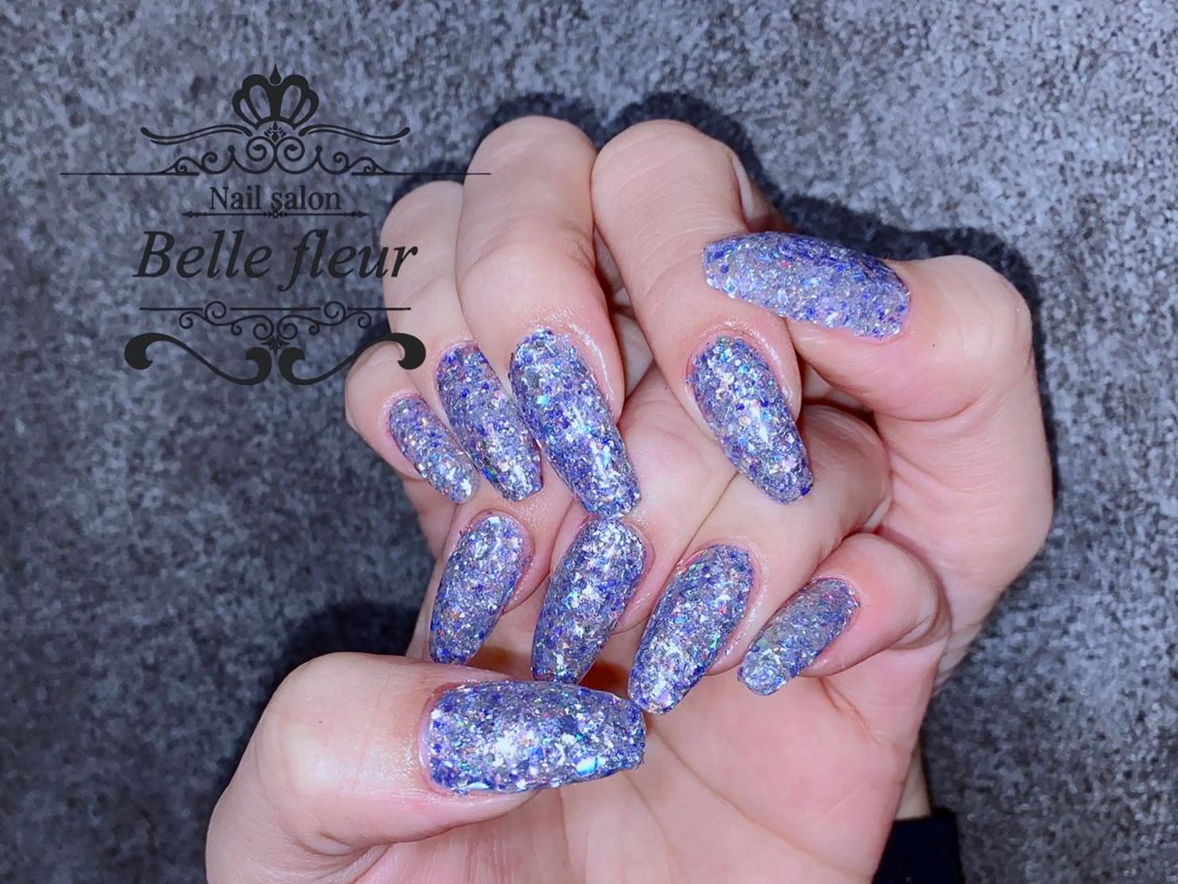 ロング ネイル Belle fleurのネイルデザイン