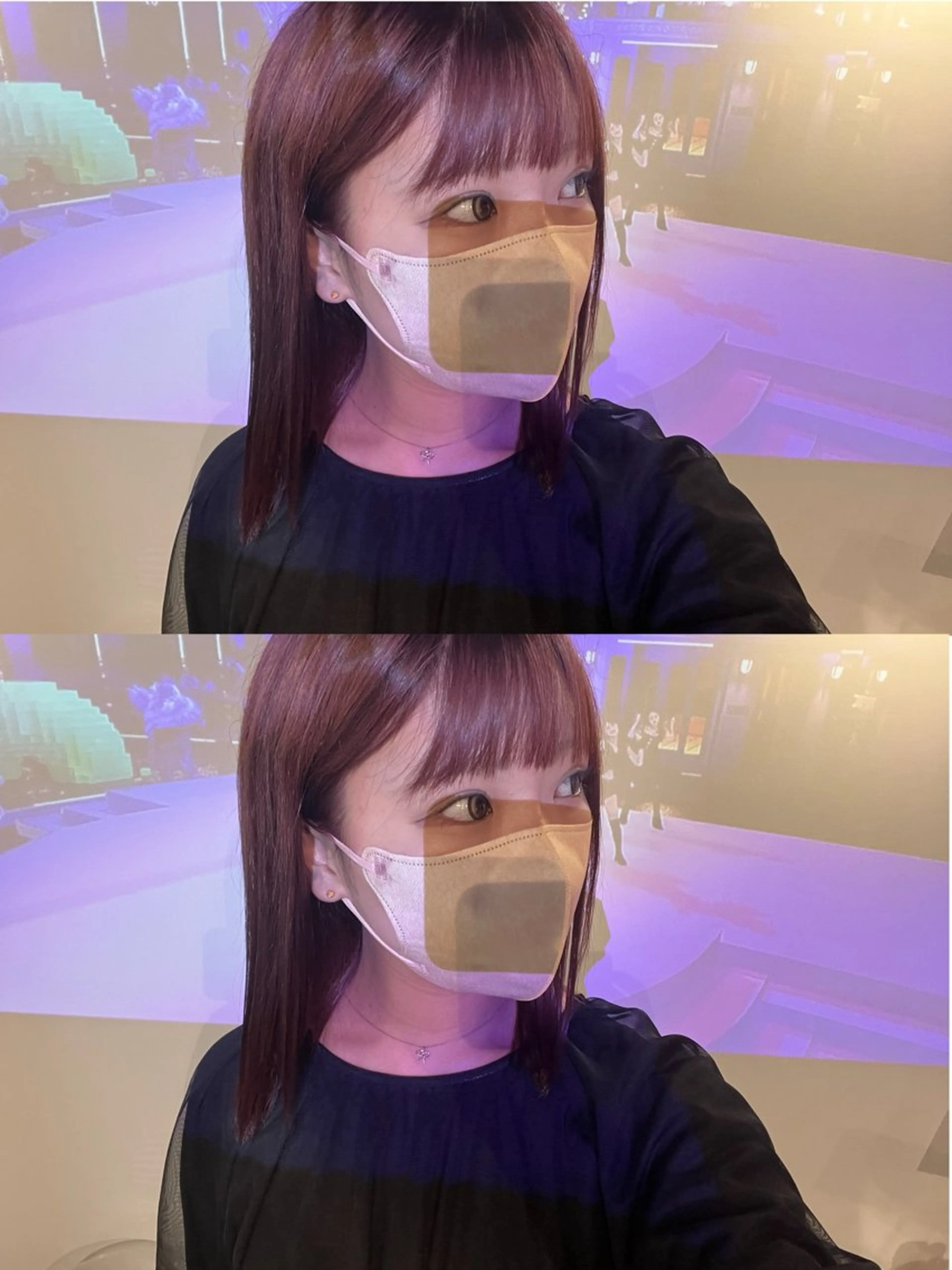 ミディアム 顔周りカット オトナかわいい♡◌ ⑅⃝*GISELLEのヘアスタイル