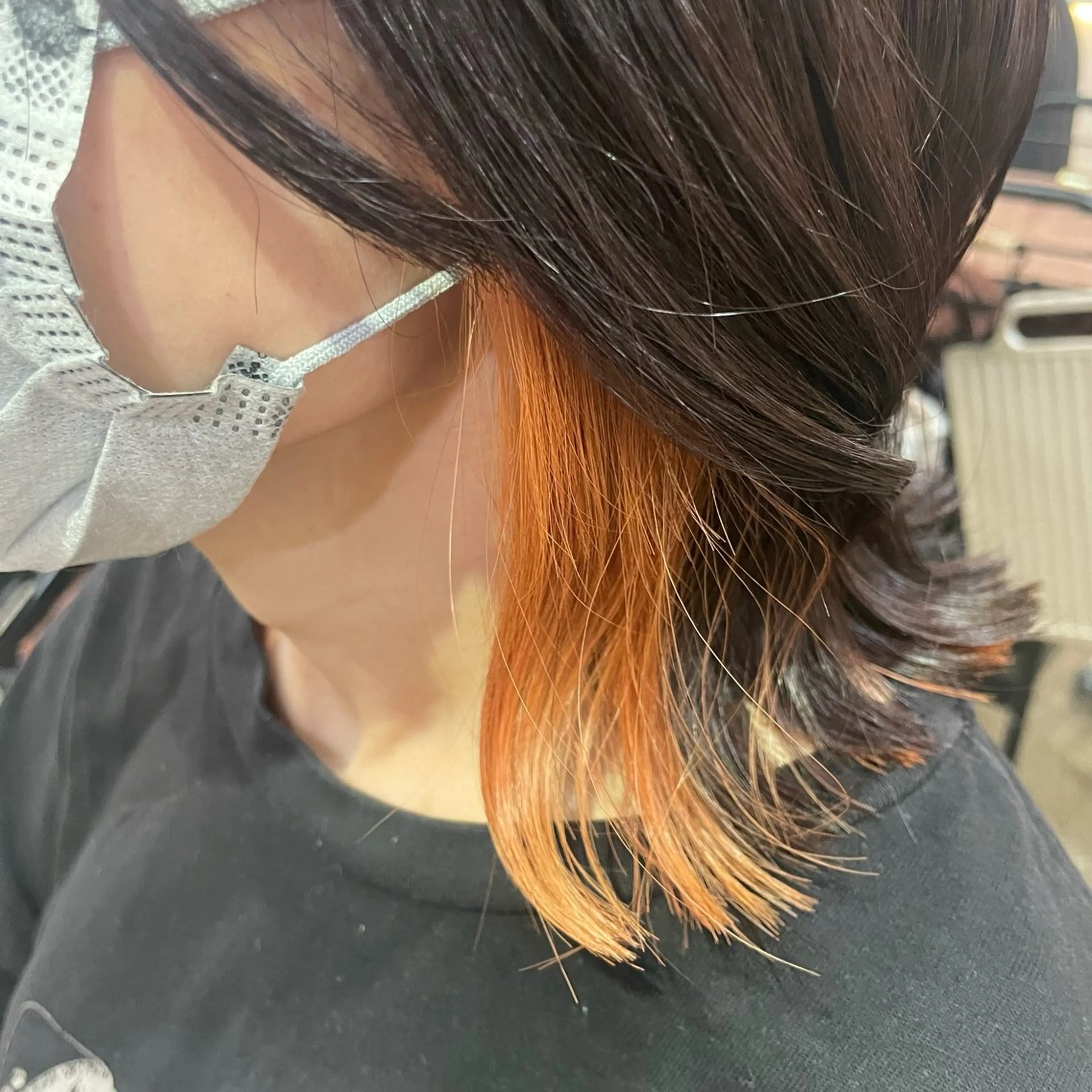 ミディアム カラー ヘアカラー FERIAあべの KARINのヘアスタイル