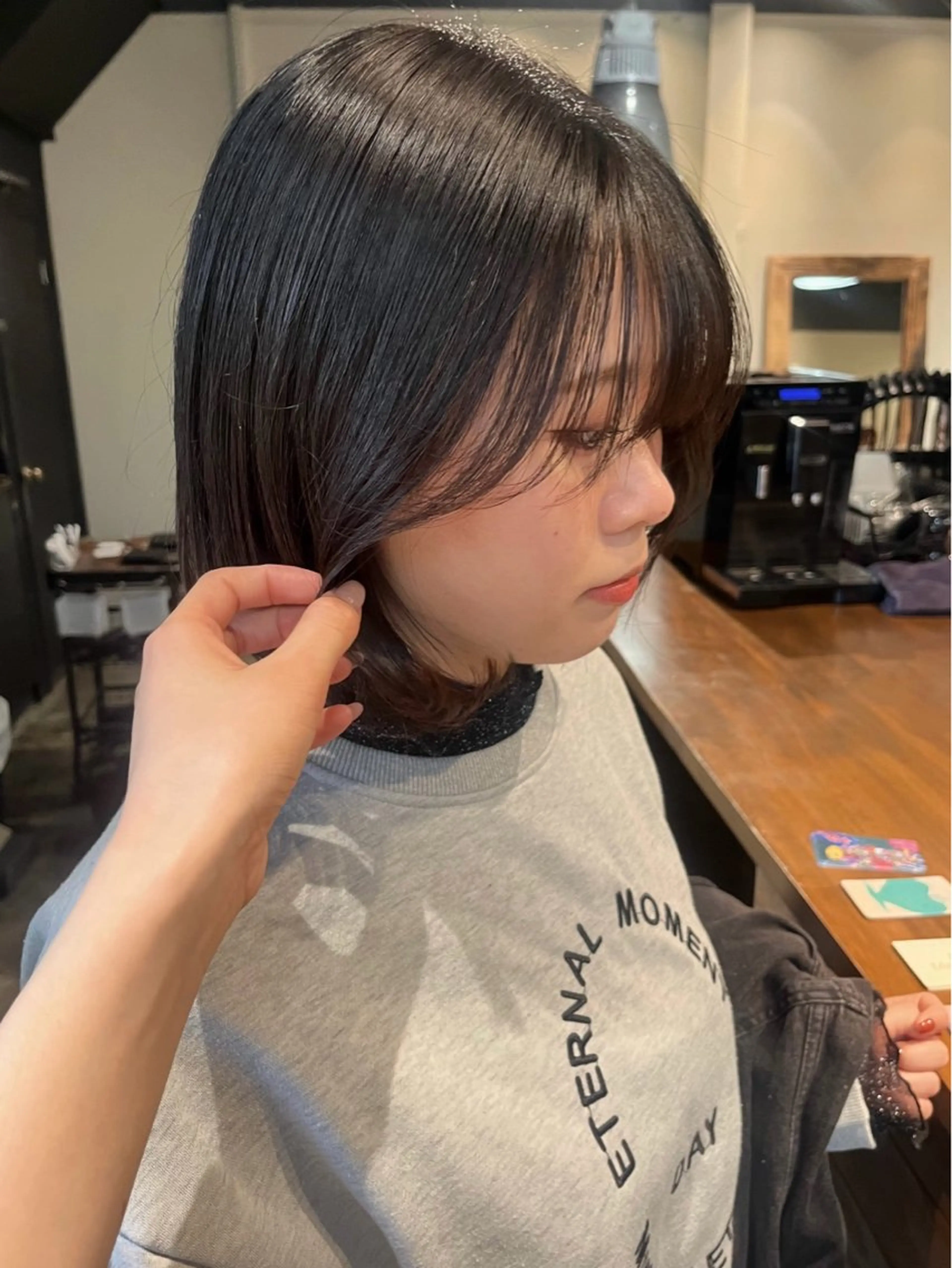 ミディアム カット miyabi🌙 大阪／梅田のヘアスタイル