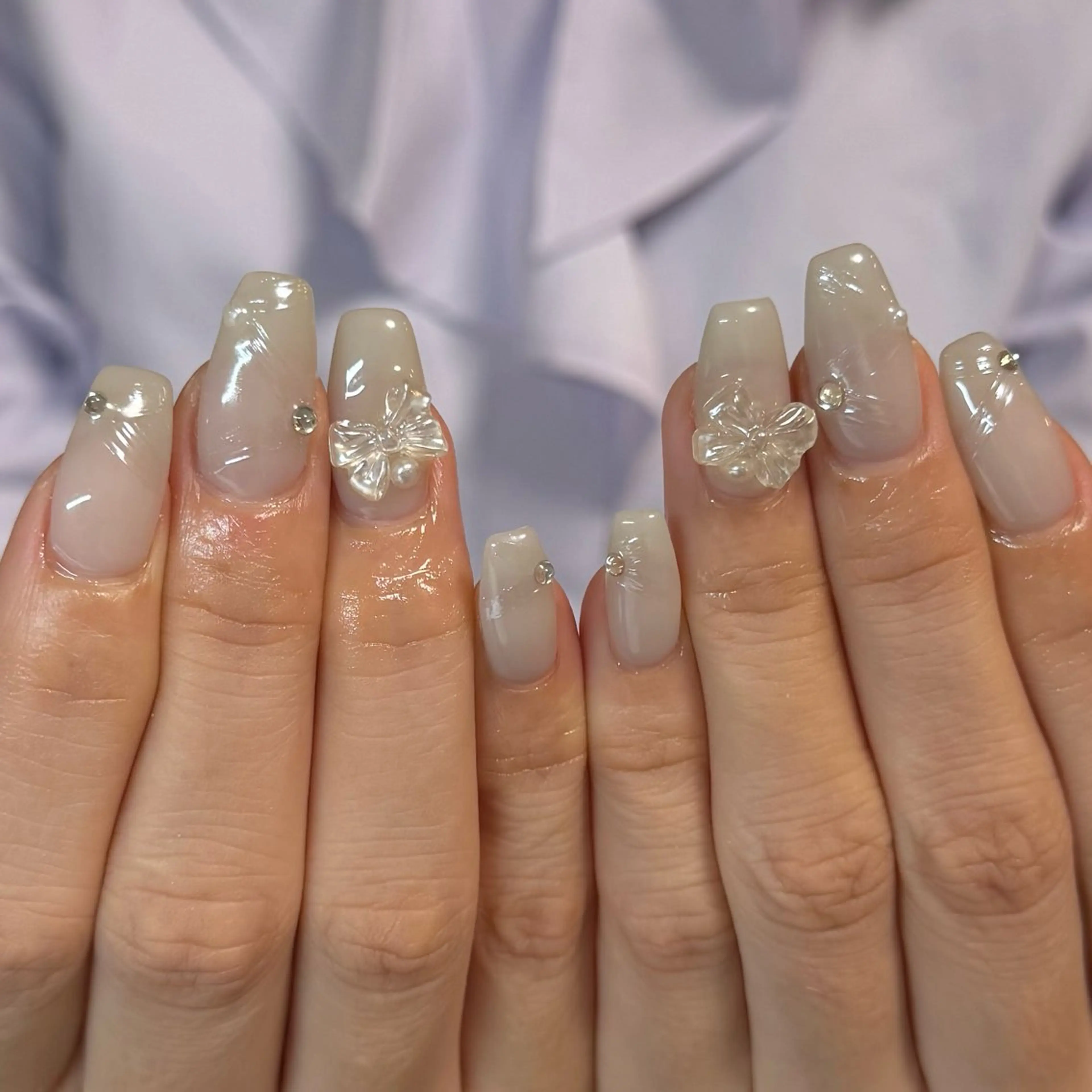 ネイル ハンドネイル yano Ribbon佐野店のネイルデザイン