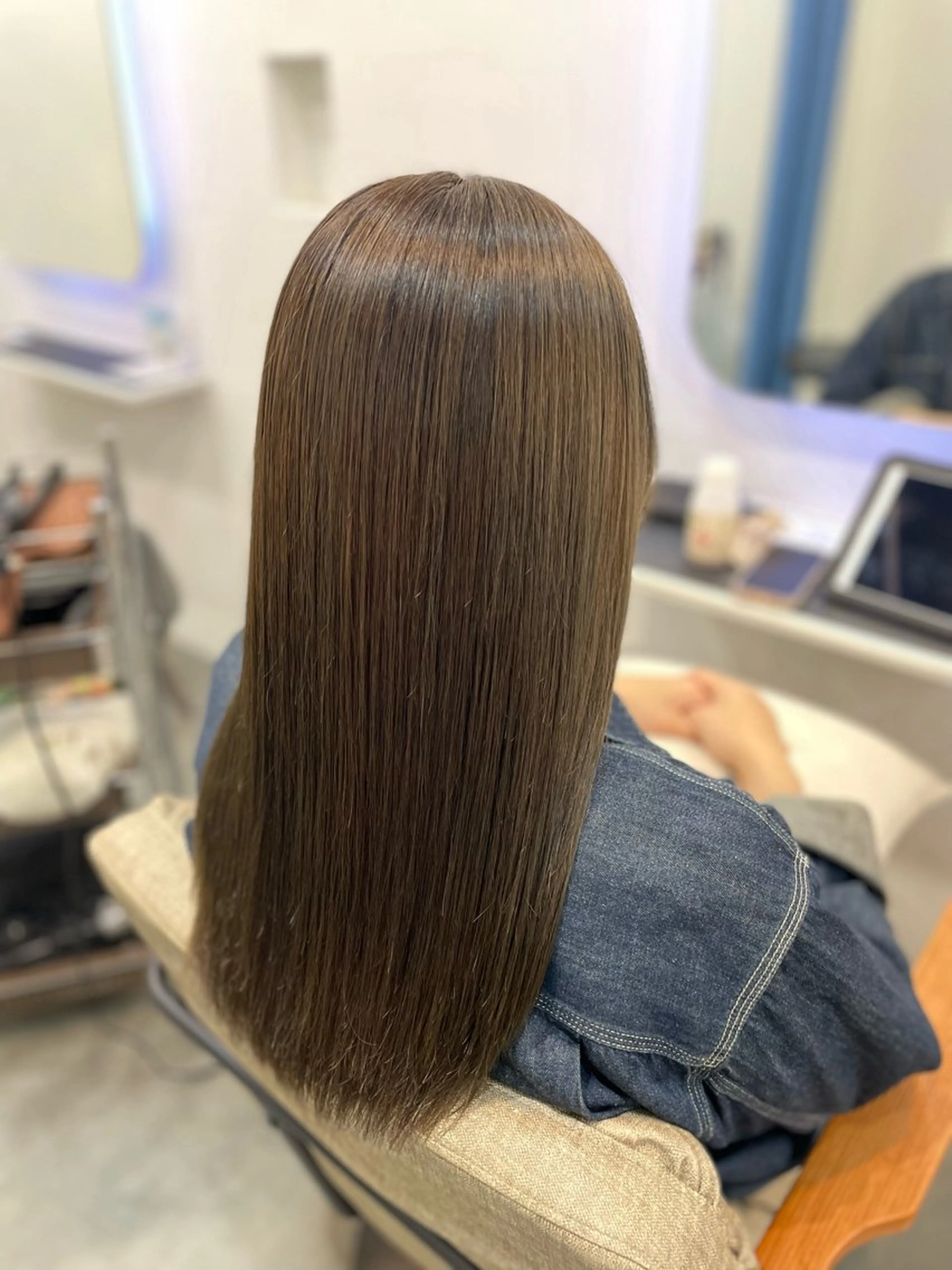 ロング カラー ヘアアレンジ 透明感カラー イルミナカラー レイヤーカット ロング トリートメント ナチュラル🌿垢抜け 福澤ゆきあのヘアスタイル