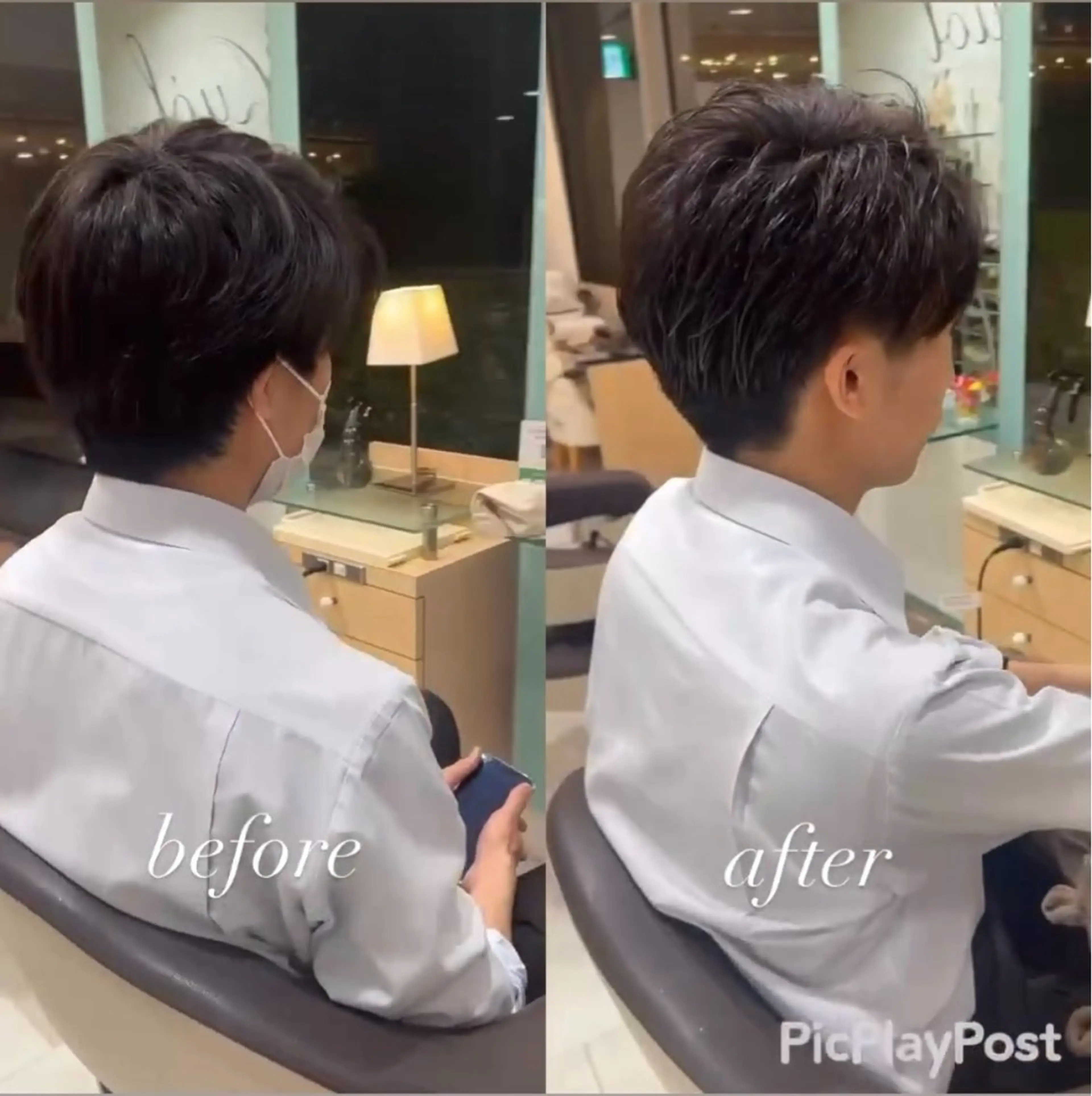 メンズ 大人女性ぼかし メンズ強化🦙平作のヘアスタイル