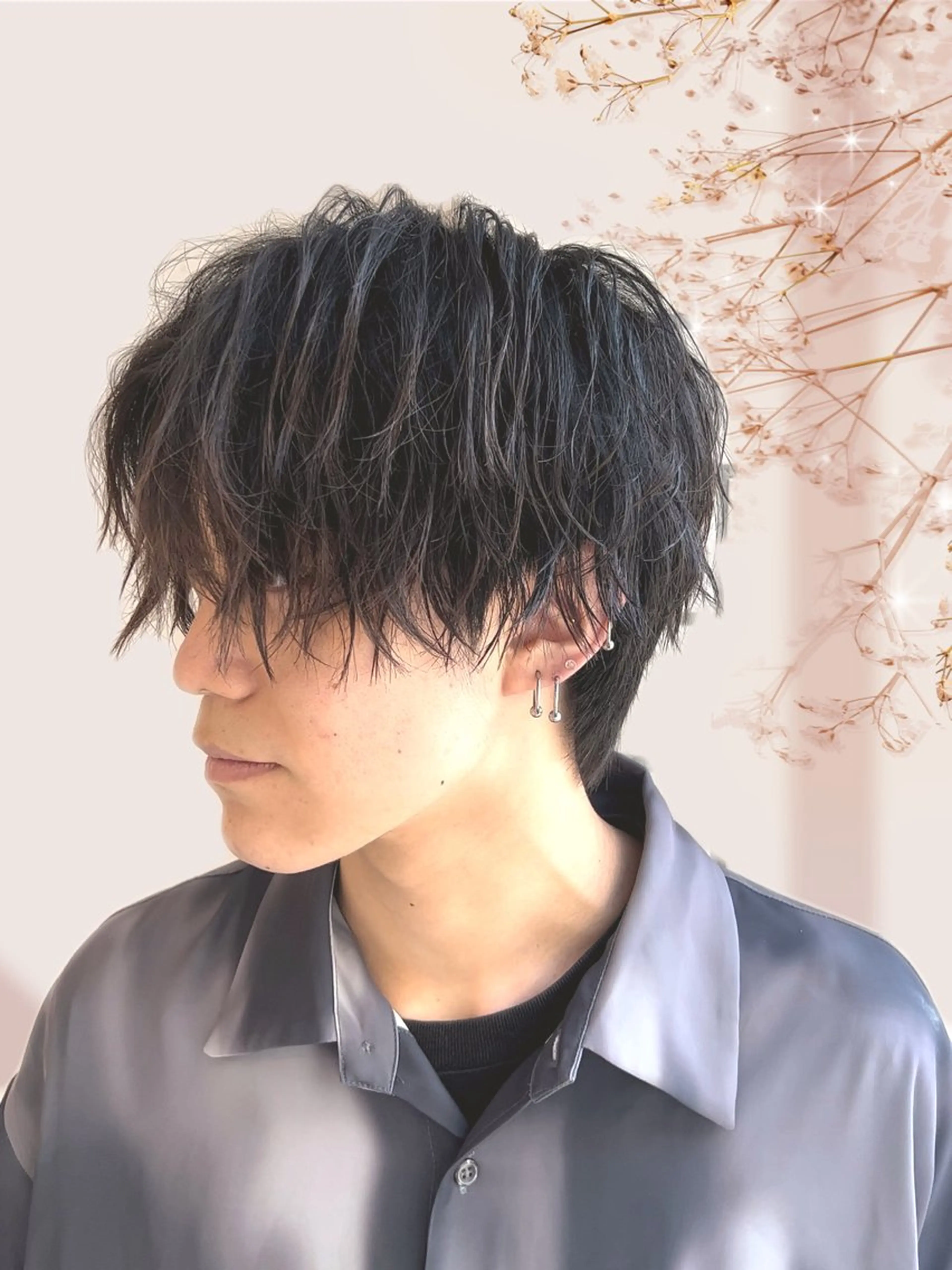 パーマ メンズ メンズパーマ メンズパーマ特化型 /京橋/栗野京弥のヘアスタイル