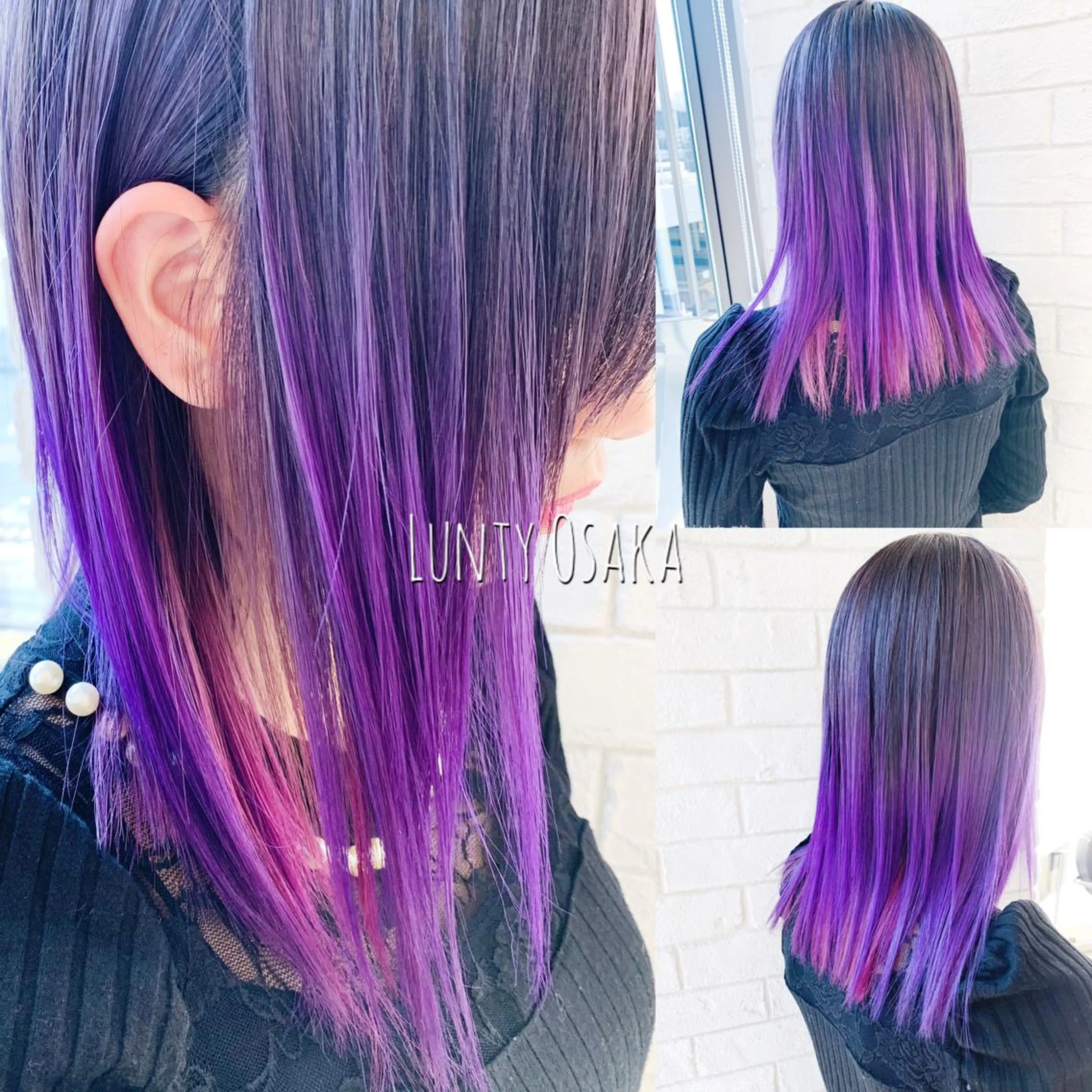 セミロング カラー enn. bleach by t.a.g所属・枚方/樟葉駅 ３分 enn. AKIRAのヘアスタイル