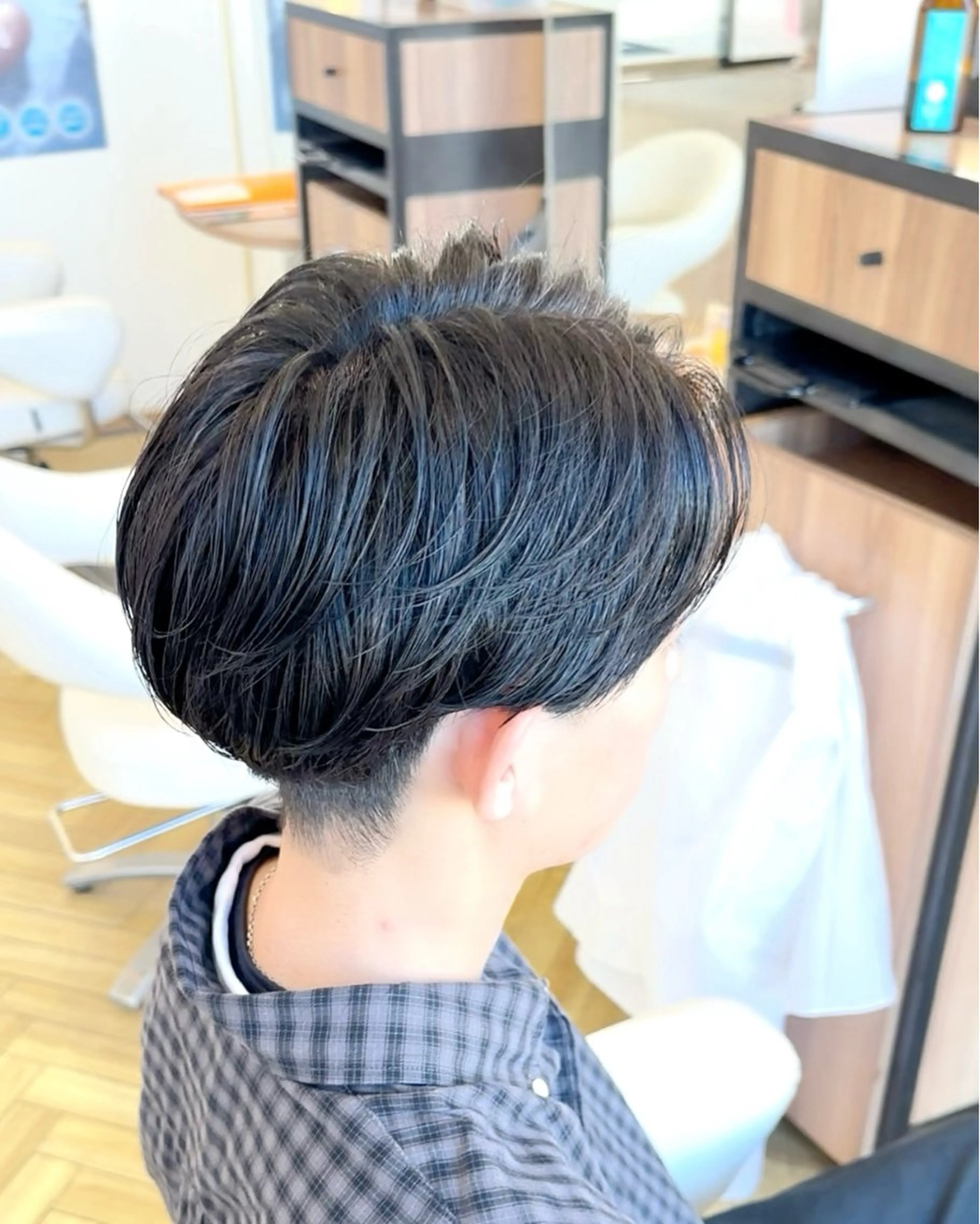 パーマ メンズ マッシュ メンズパーマ ニュアンスパーマ カット パーマ 川地 由麿のヘアスタイル
