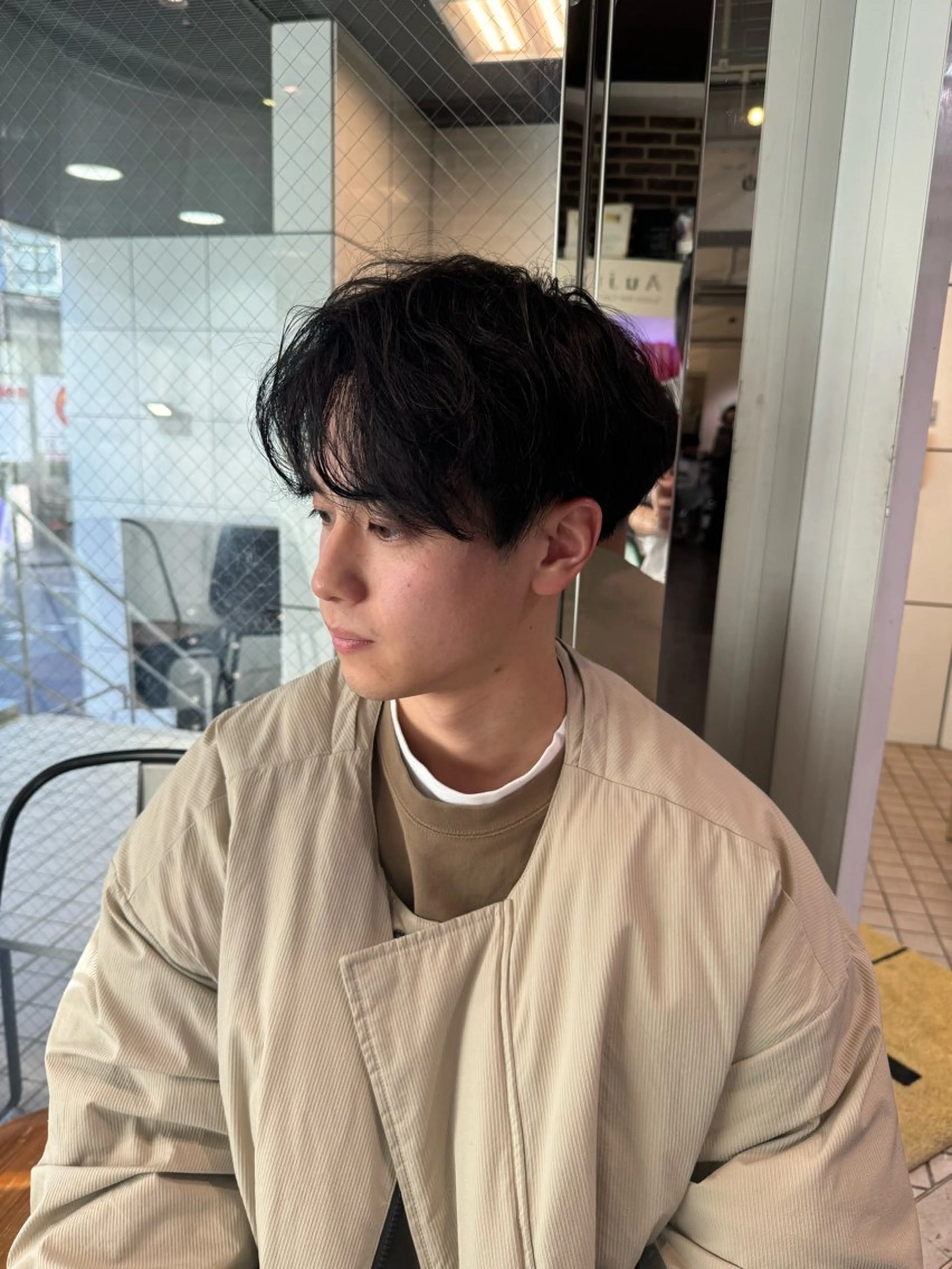 パーマ メンズ メンズパーマ ニュアンスパーマ カット トリートメント designcolo r/似合わせNOKAのヘアスタイル