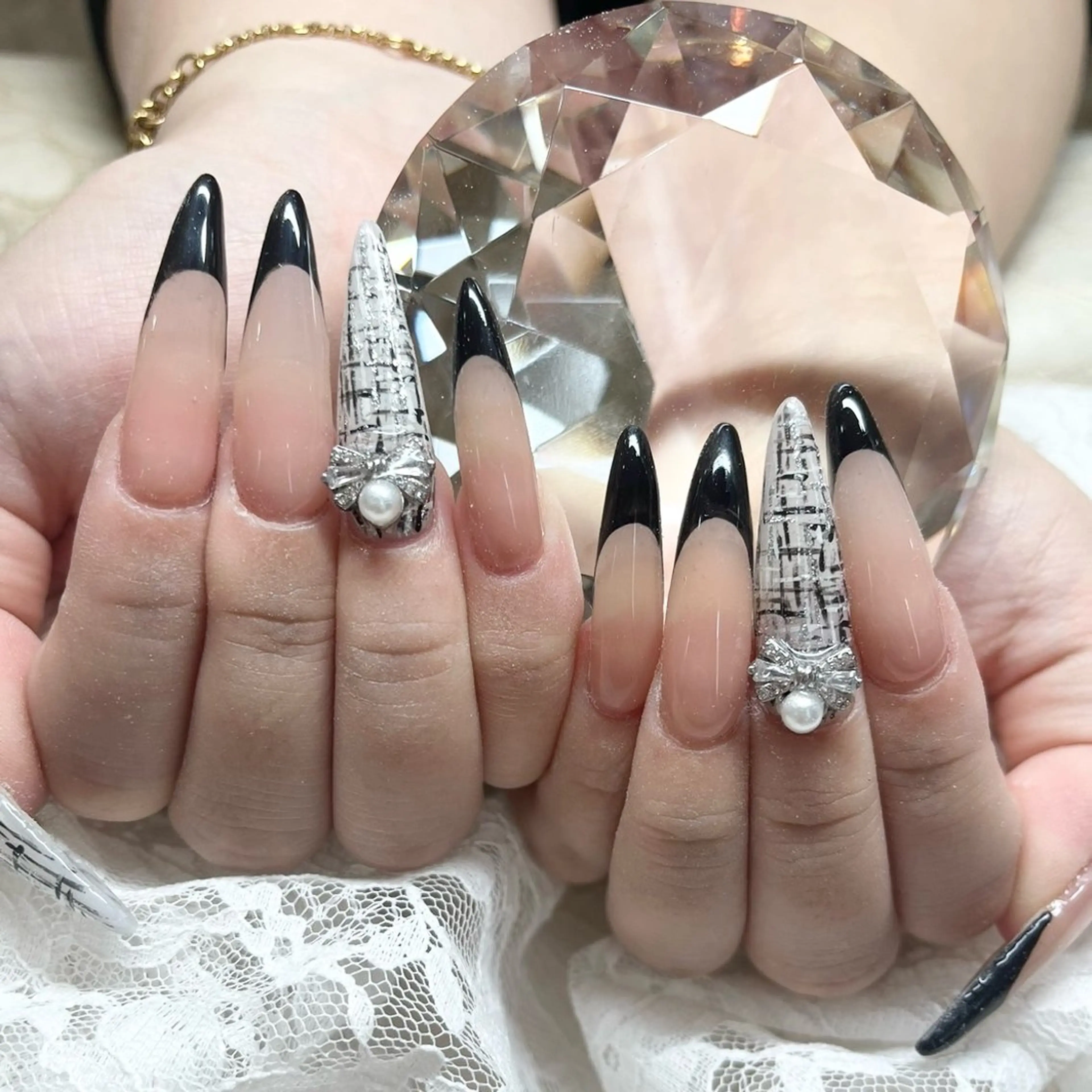 ネイル アートネイル 長さ出し ネイルチップ ハンドネイル Nail Salon Elpis所属・Nail Salon Elpisのネイルデザイン