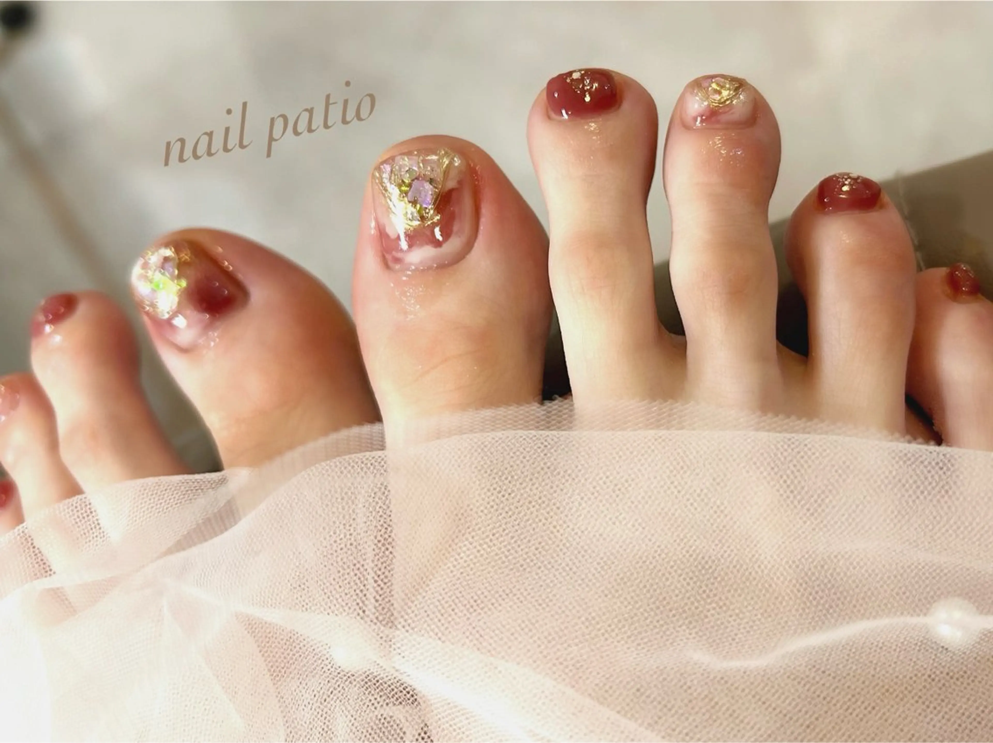 ネイル フットネイル nail patio ❤︎Aikaのネイルデザイン