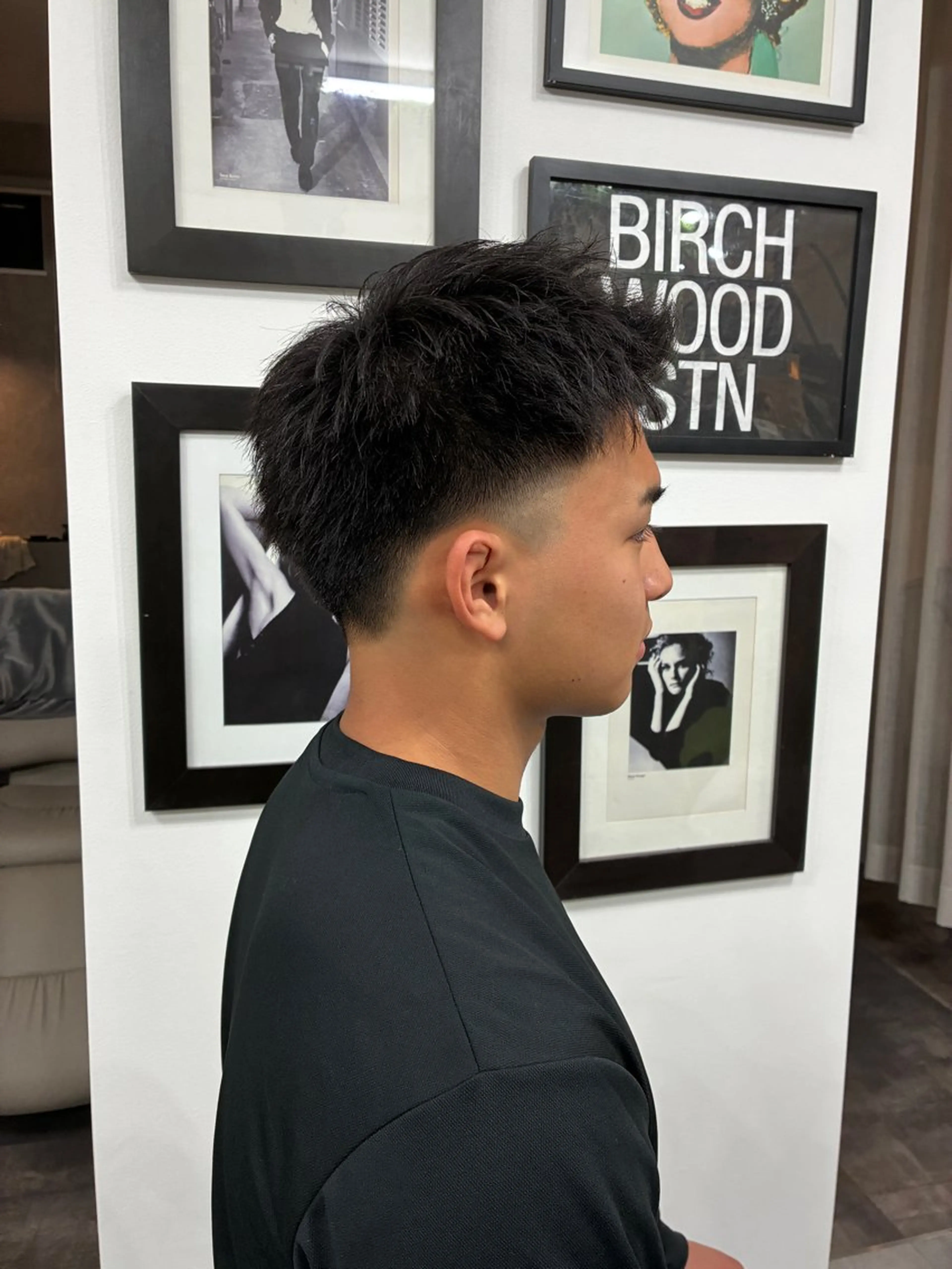 メンズ フェードカット スキンフェード カット FJ Kaminokeのヘアスタイル