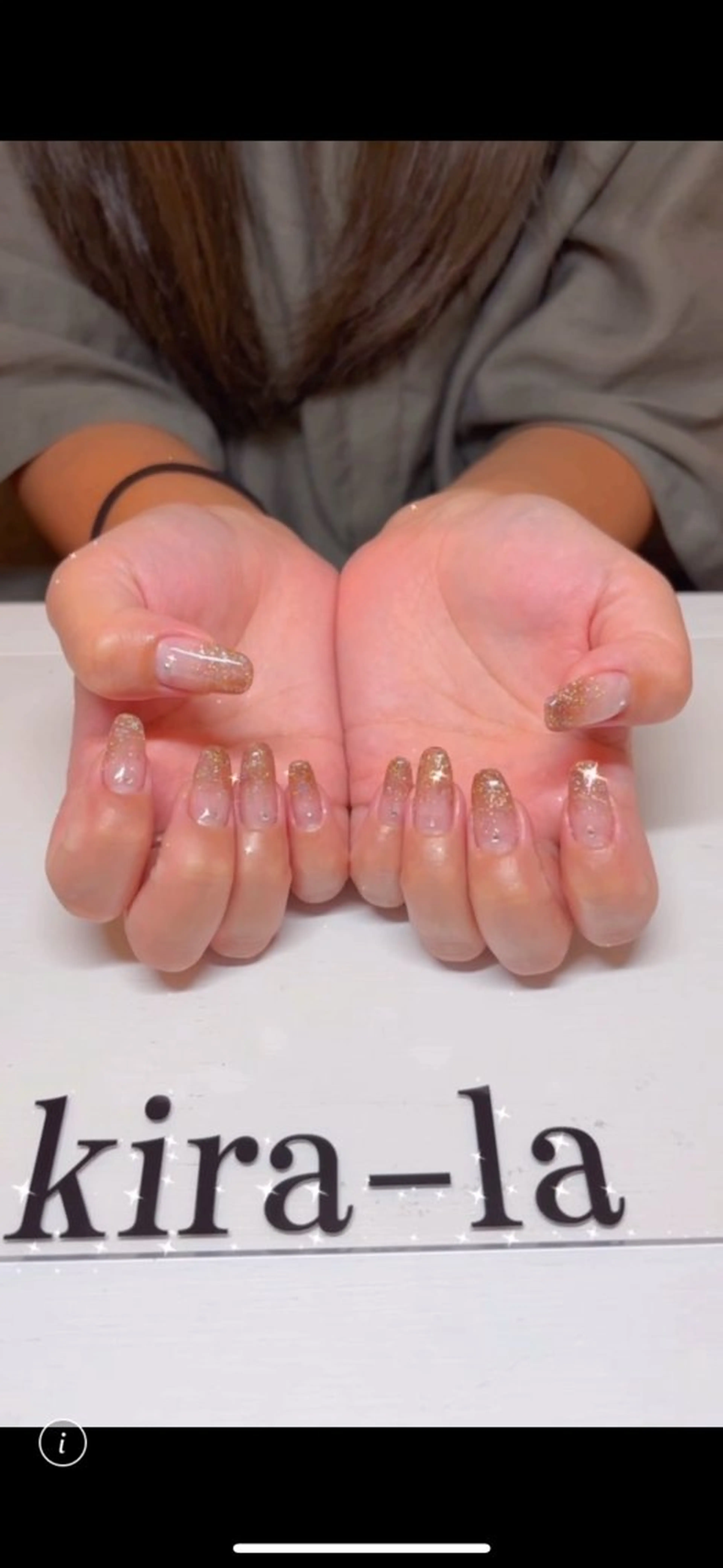 ネイル ラメ(グリッター) kira-la キララ･:*..のネイルデザイン