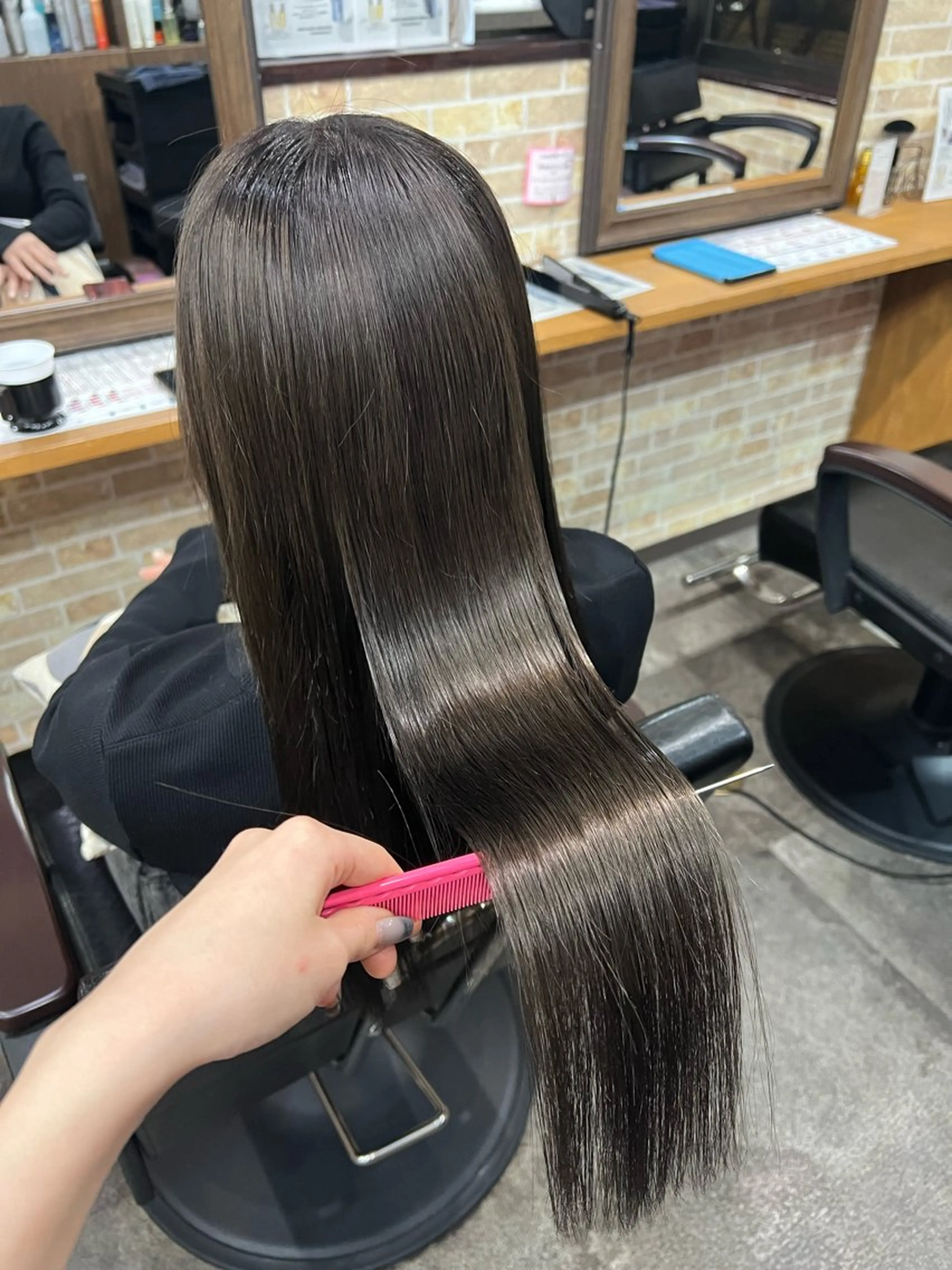 ロング カラー ヘアカラー トリートメント 上質髪🪐 AIRI🪷‧₊˚のヘアスタイル