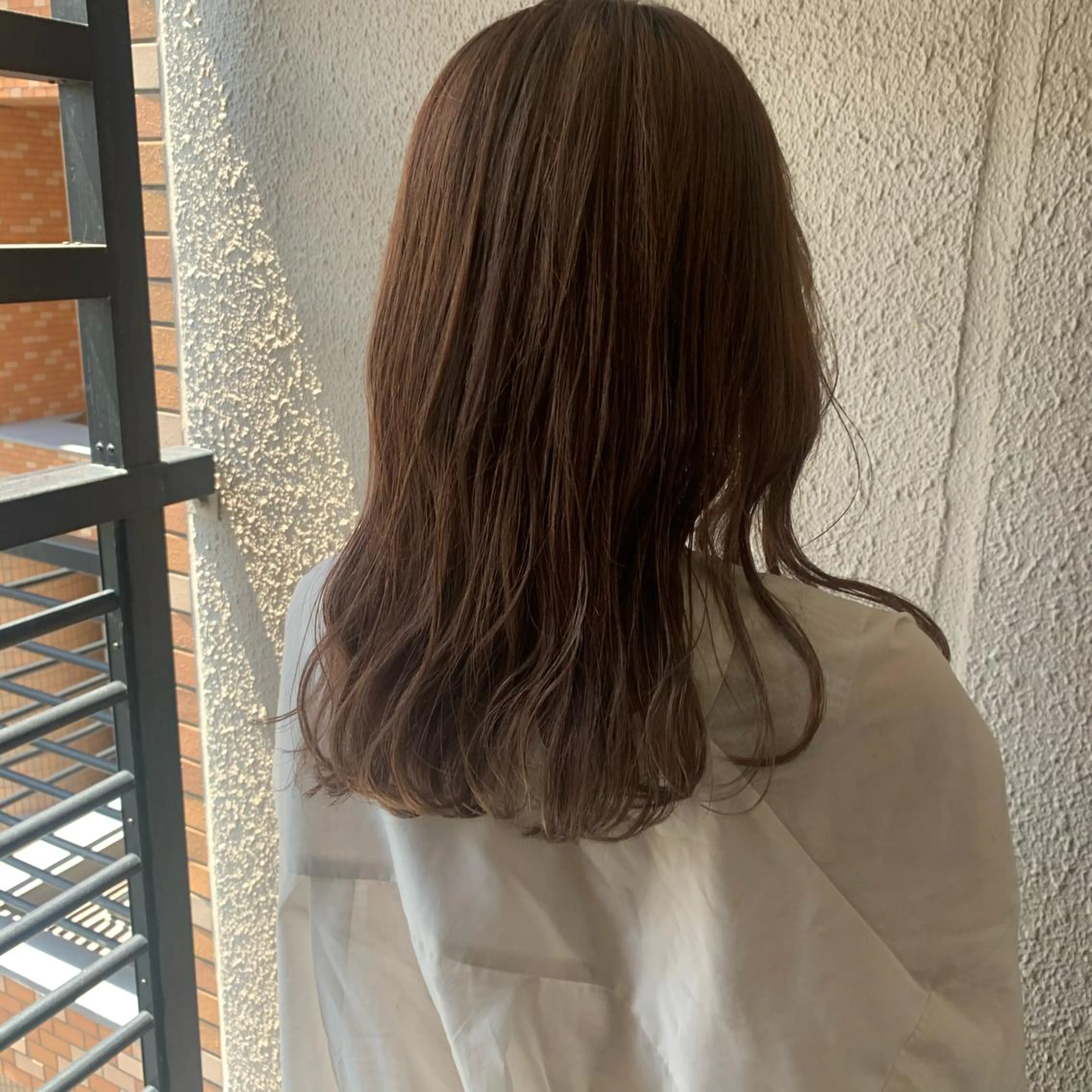 ミディアム カラー ベージュカラー chouette/ 根本優希のヘアスタイル