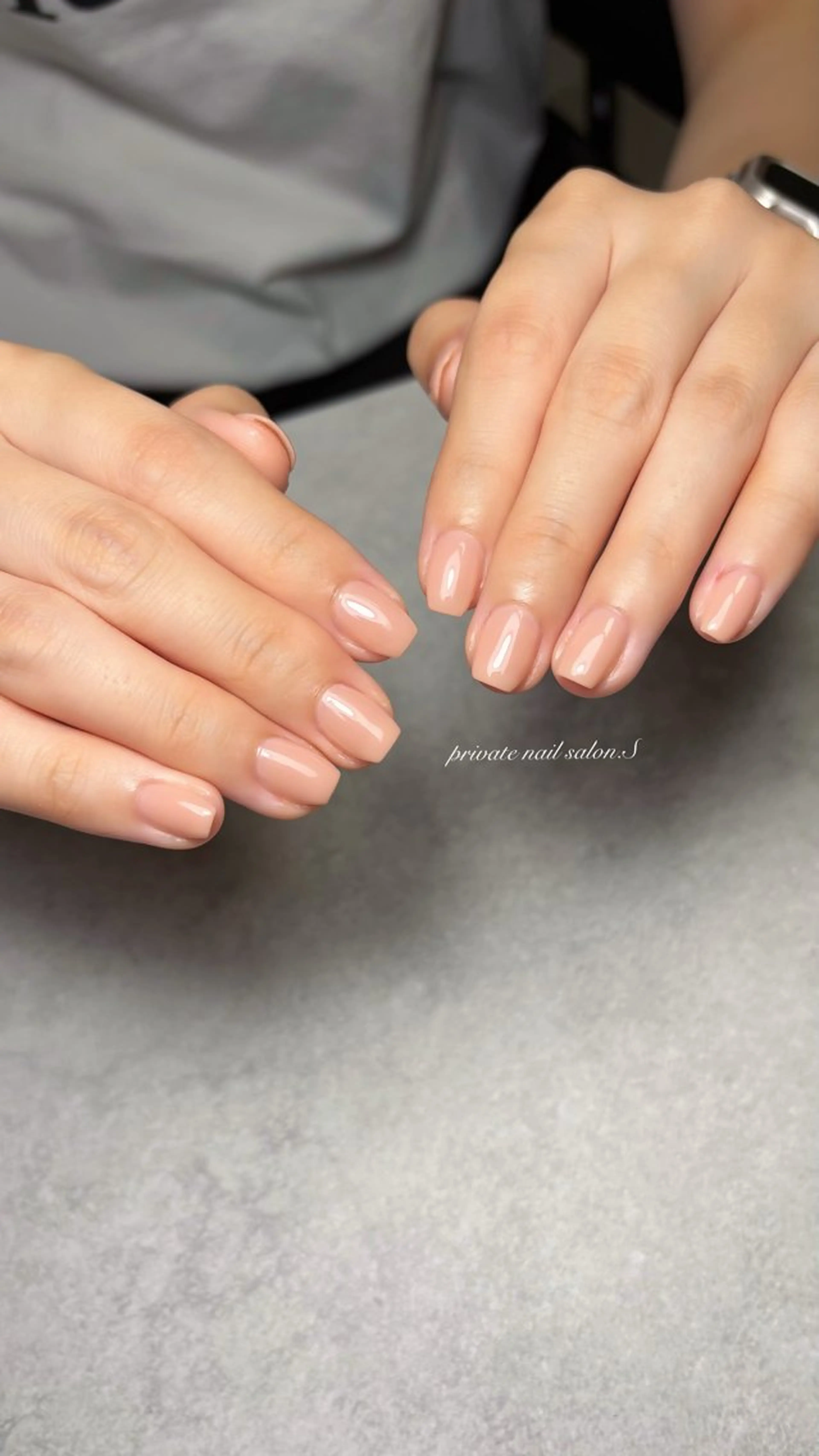 ネイル ジェルネイル 持ち込み ワンカラーネイル スカルプネイル 関山 志乃のネイルデザイン