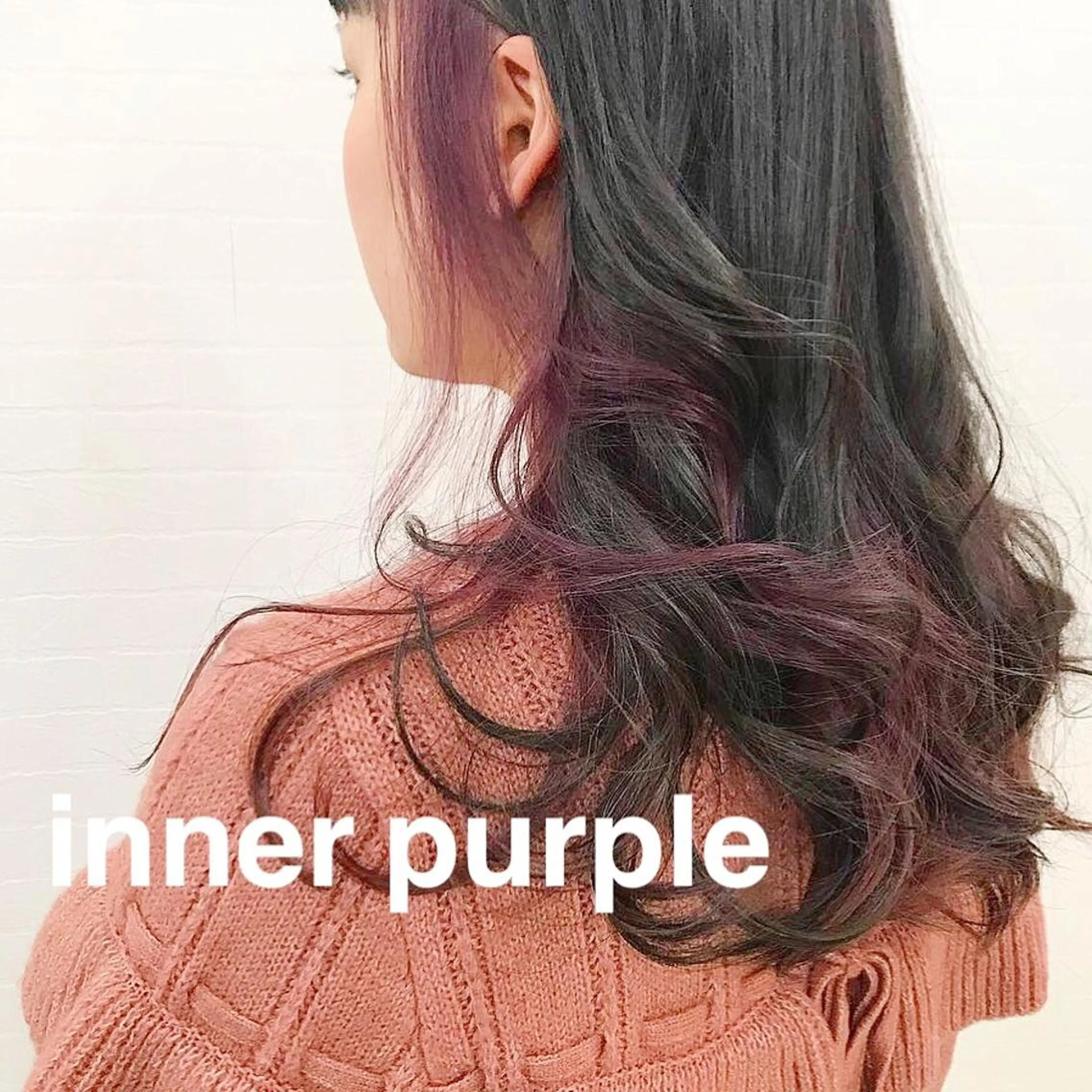 ロング カラー オリーブ/アッシュ やわらか透明感カラーのヘアスタイル