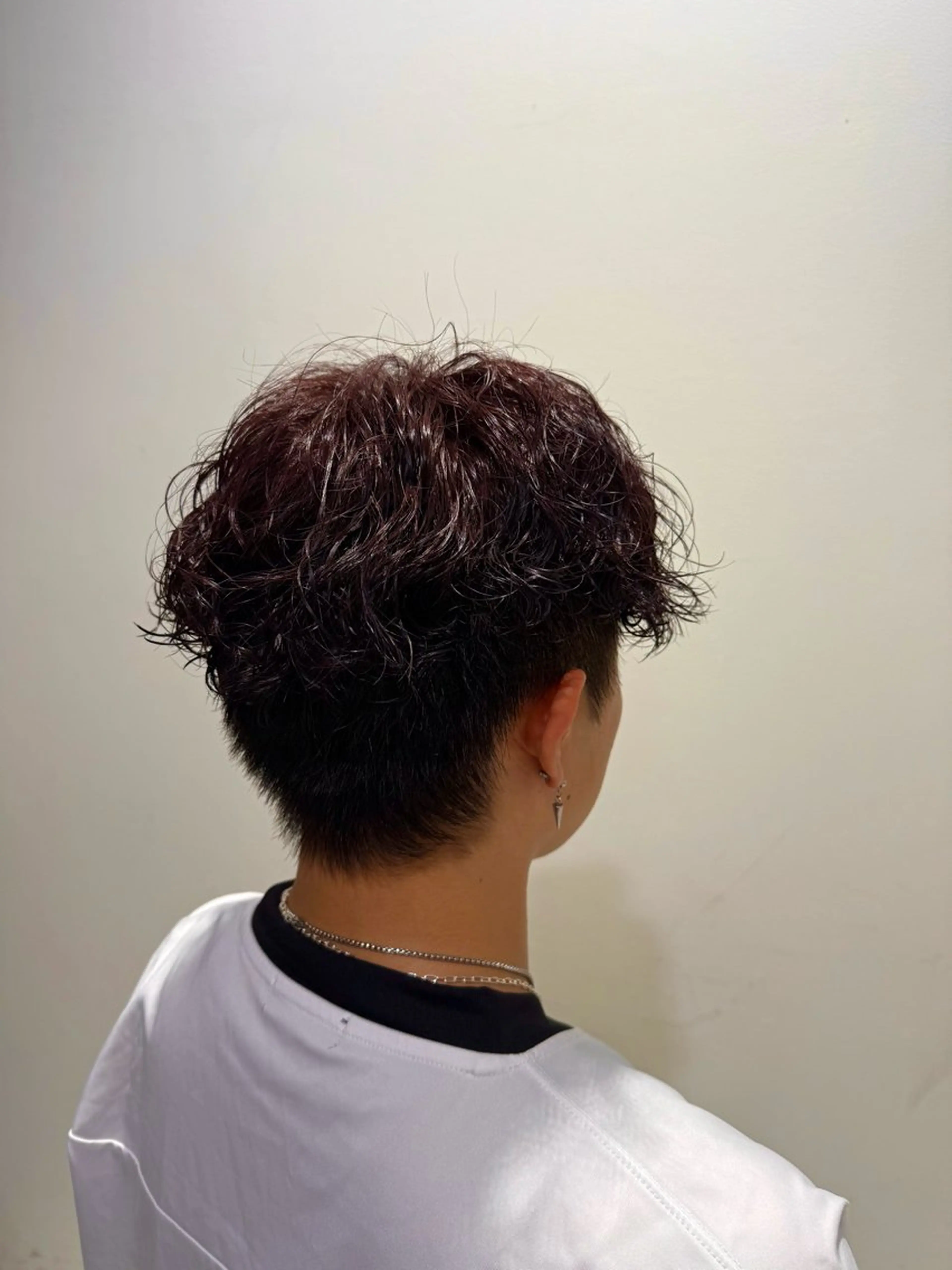 ブリーチなしワンカラー(リタッチ)の写真