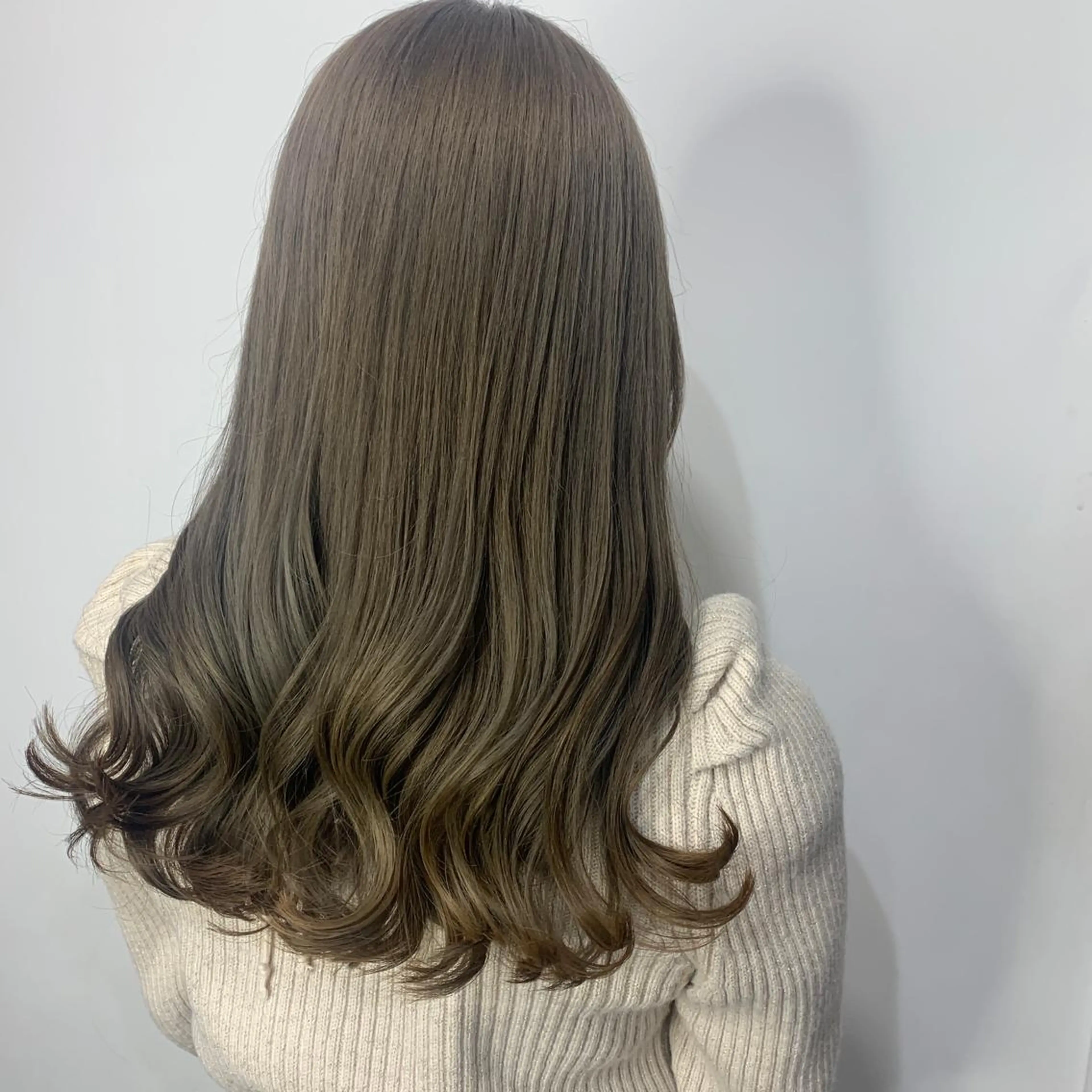 セミロング カラー カット ヘアカラー HARUKA韓国ヘア /Luana梅田のヘアスタイル