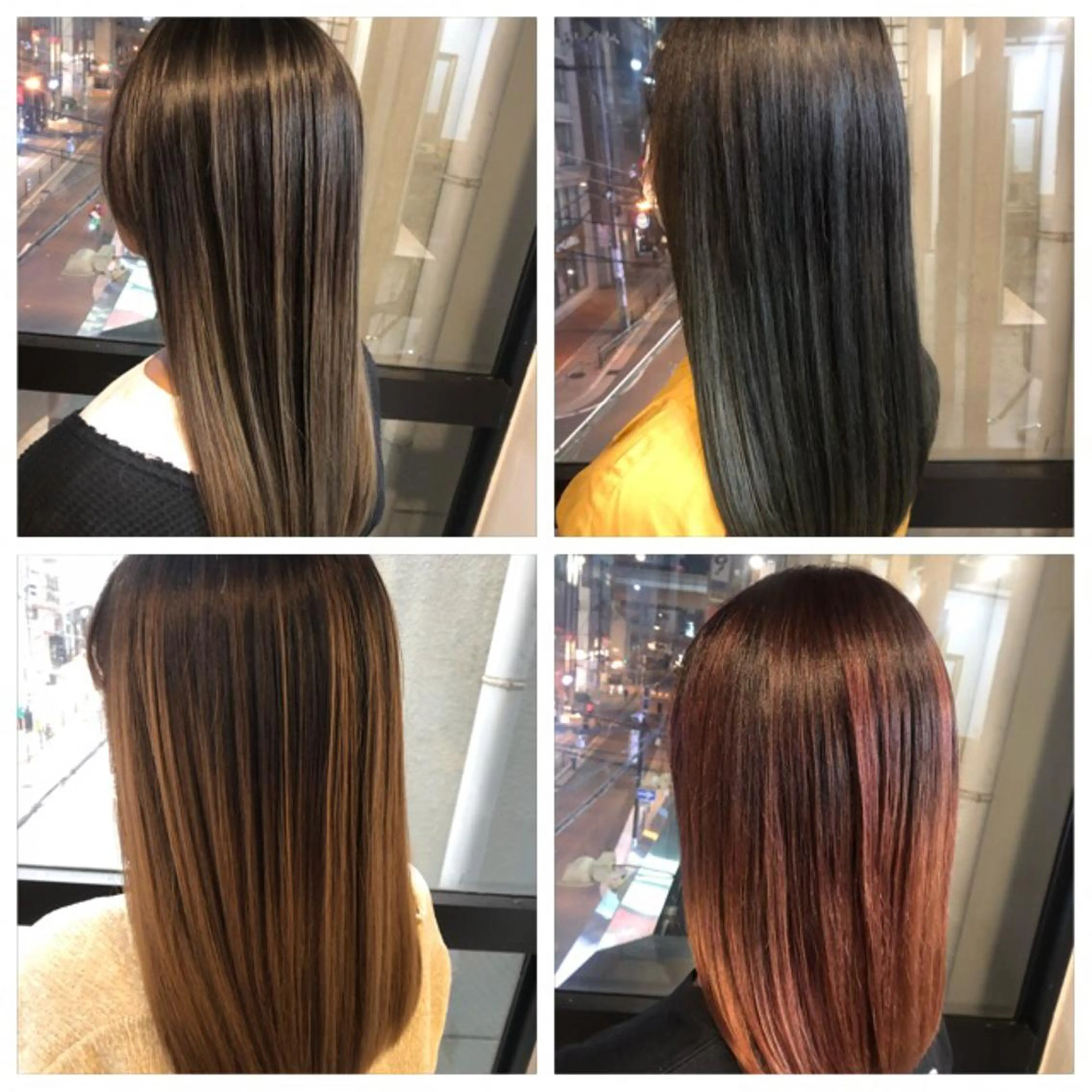 セミロング カラー 髪質改善＆ブリーチ 伊勢　祐一郎のヘアスタイル