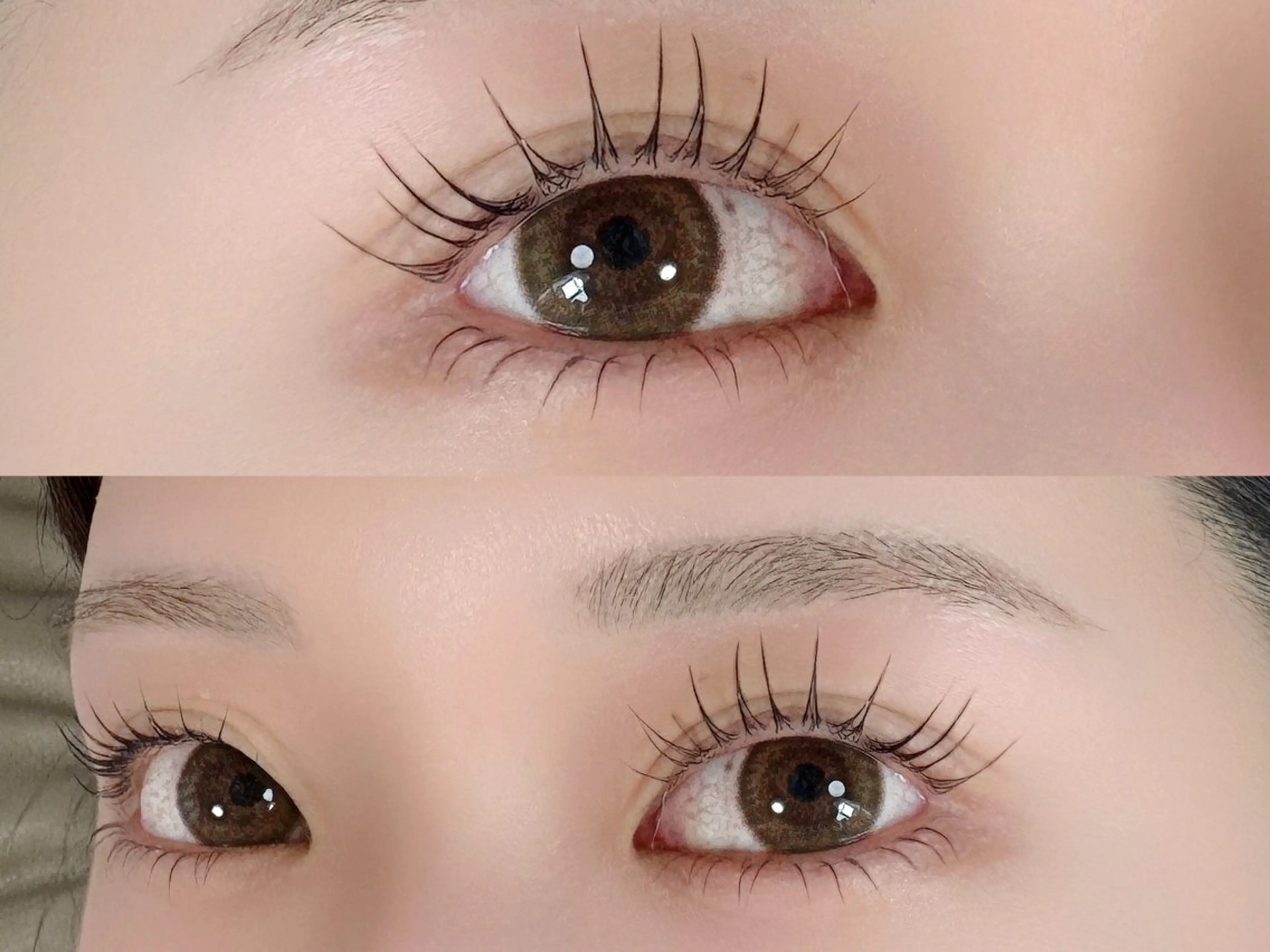 🧺撮影モデル募集！上下オーダーメイドまつ毛パーマ ＋ 眉毛Wax脱毛  ¥ 6,600の写真