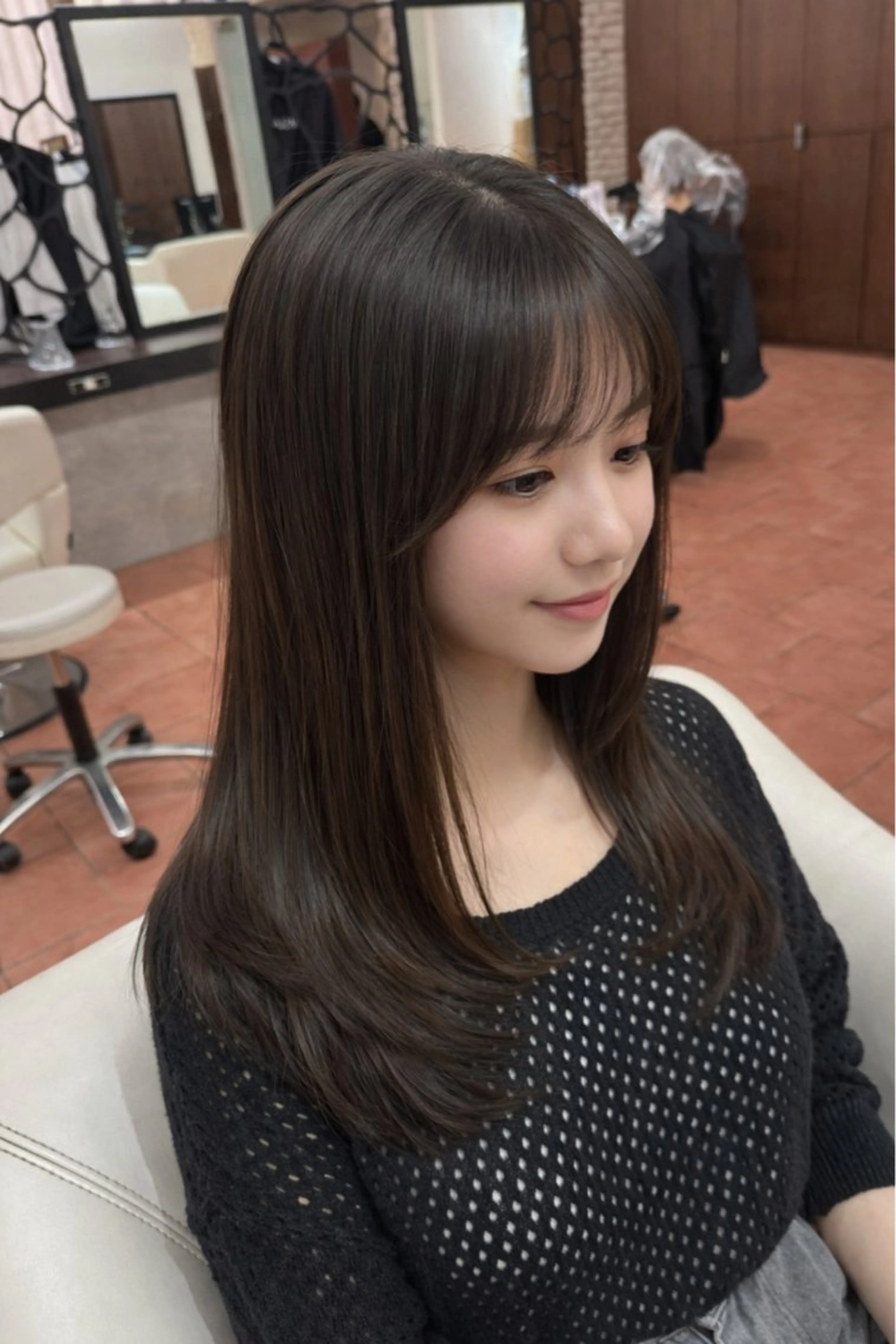 ロング カラー カット トリートメント ヘッドスパ 髪質改善✨🫧三澤 廉 M.SLASHのヘアスタイル