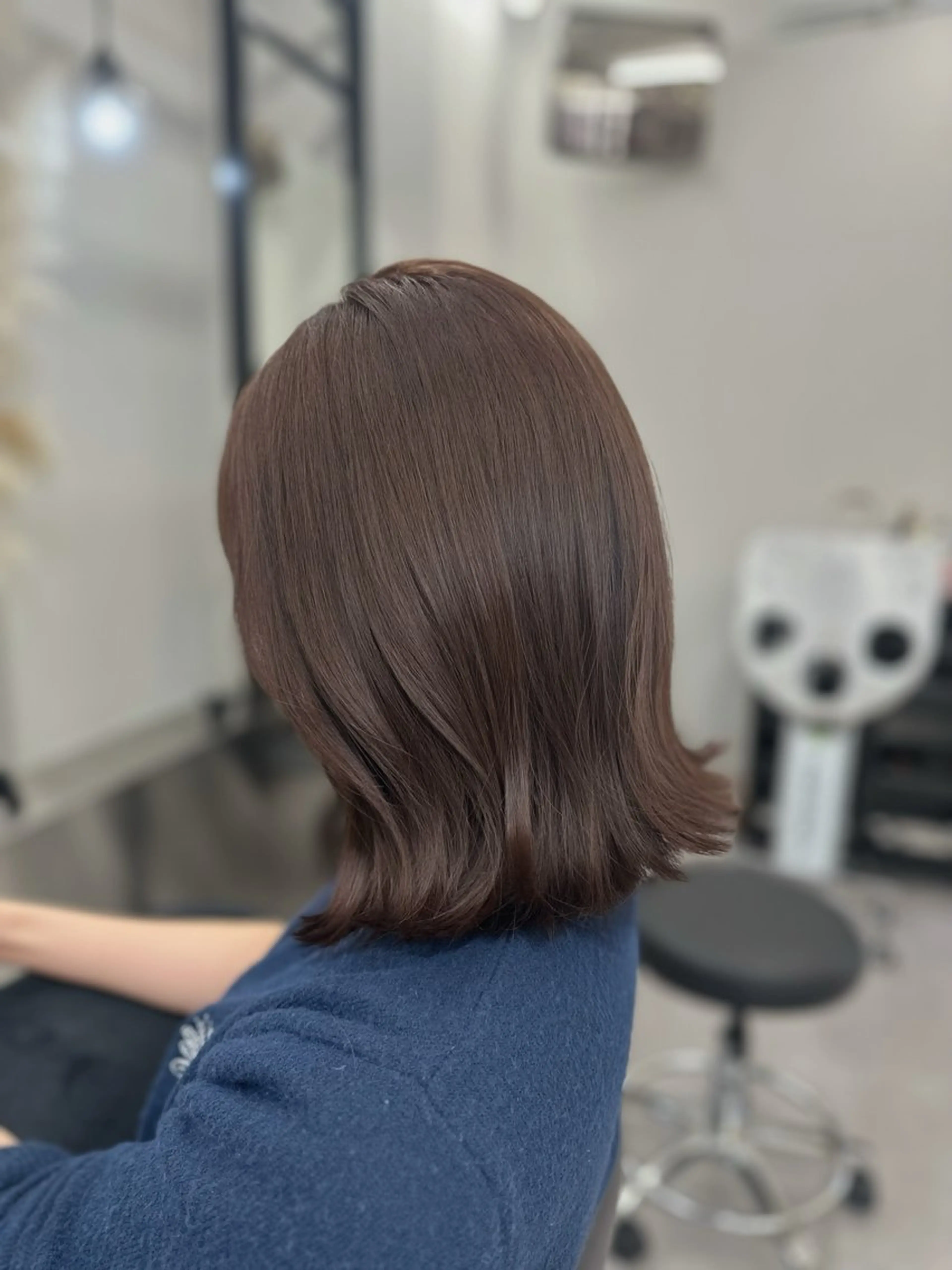 ミディアム カット ヘアカラー ブリーチなし/透明感 NONO💖のヘアスタイル