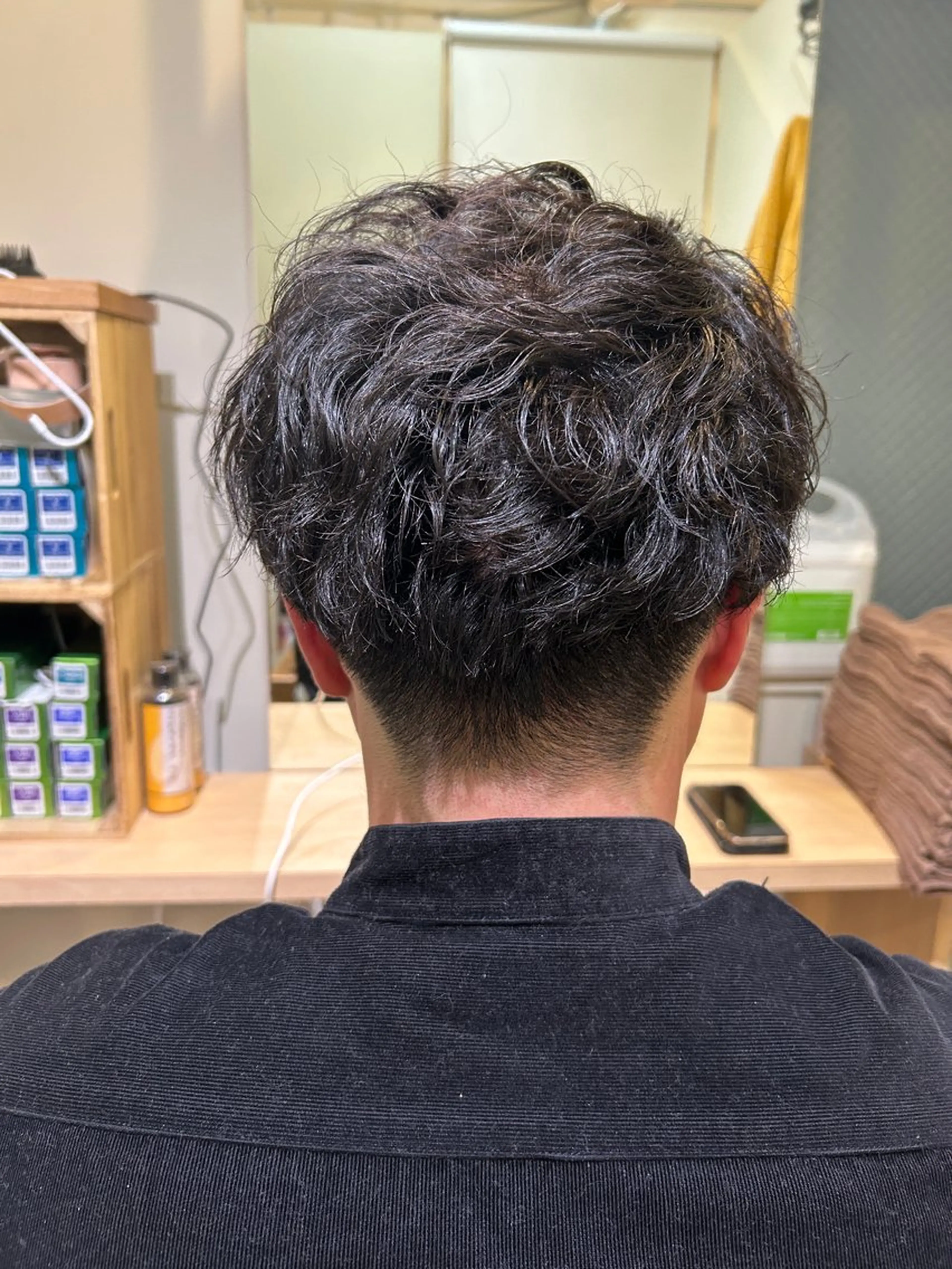 ショート パーマ メンズ カット パーマ times salon名駅所属・久木原 ゆりのヘアスタイル