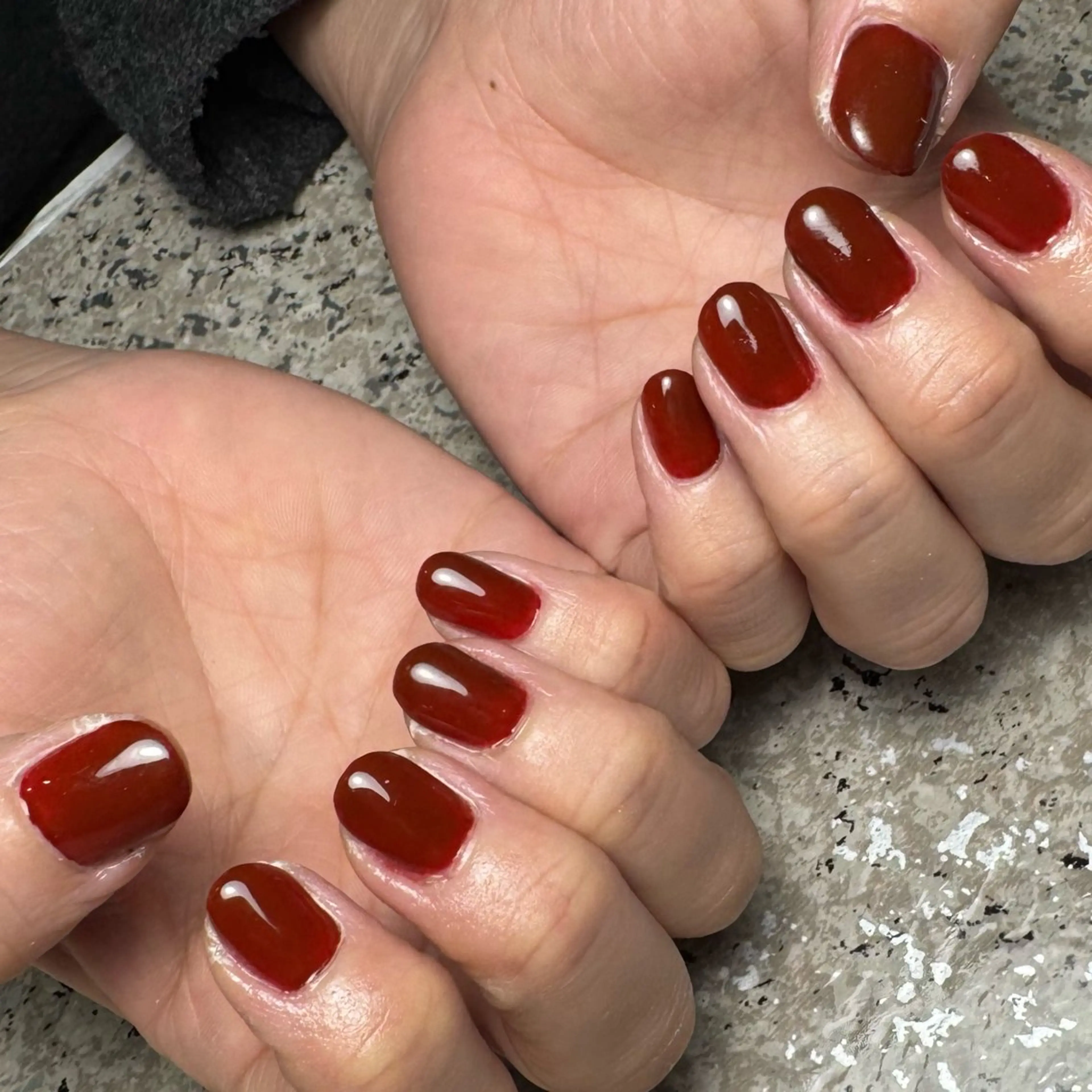 ネイル BURGUNDY hirokoのネイルデザイン